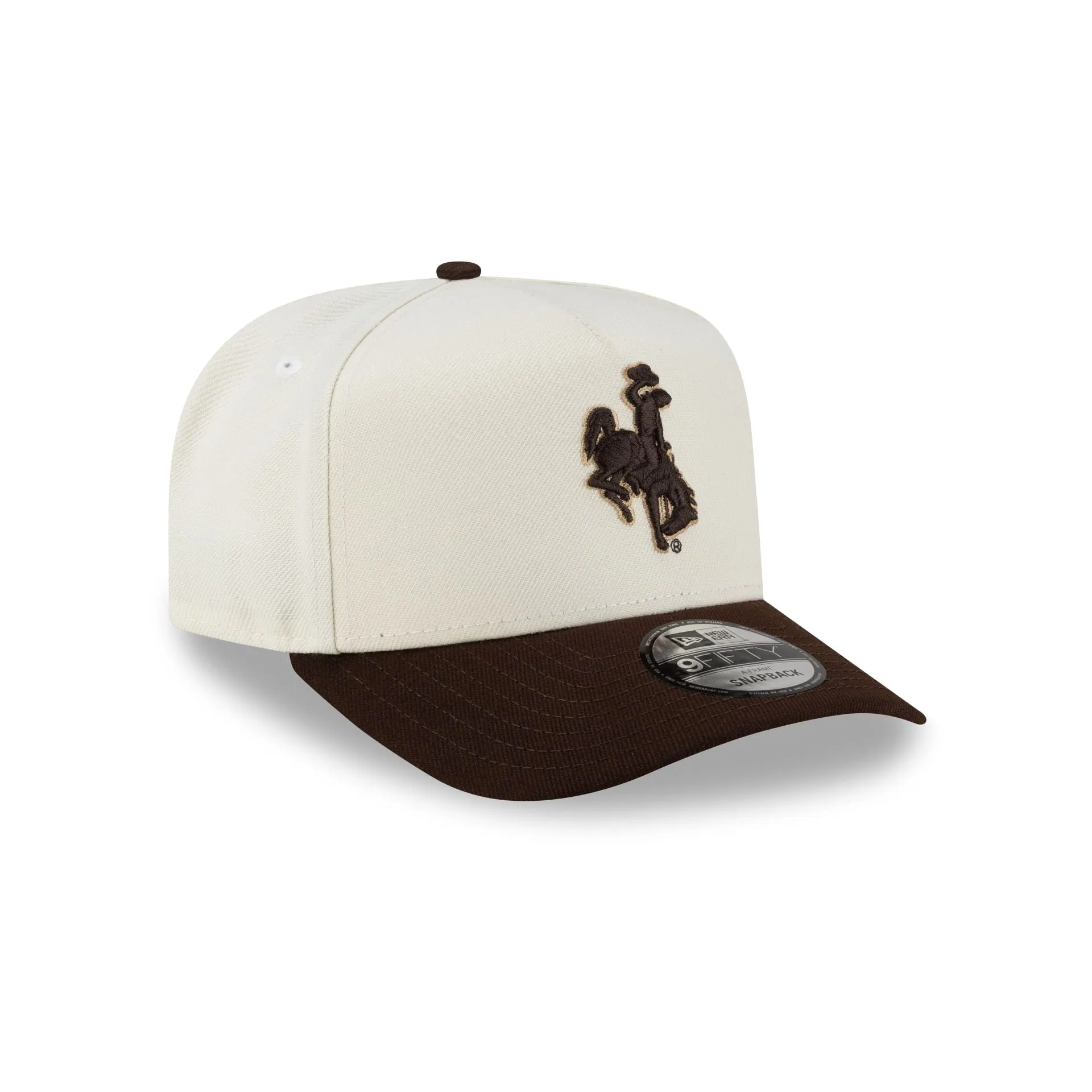 Wyoming Cowboys Chrome 9FIFTY A-Frame Snapback Hat sold by New Era product image thumbnail 3
