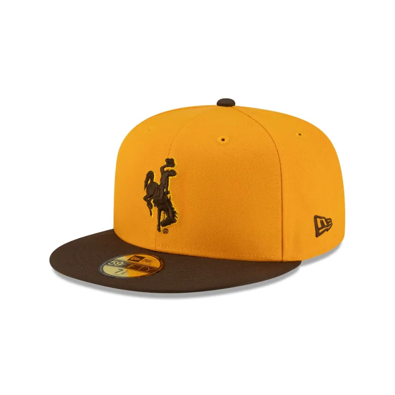Wyoming Cowboys Gold 59FIFTY Fitted Hat sold by New Era