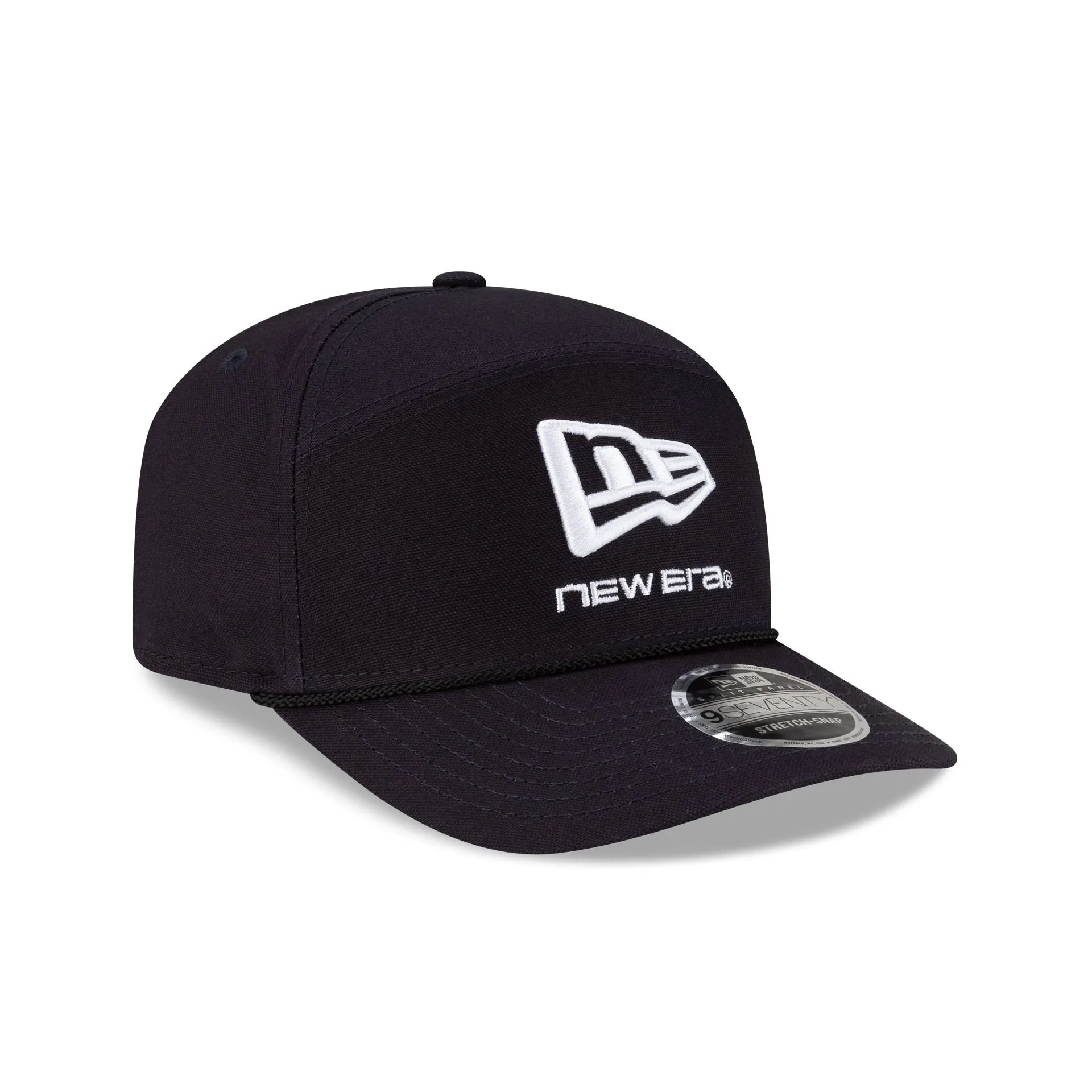 New Era Cap Navy Split Panel 9SEVENTY Stretch-Snap Hat sold by New Era product image thumbnail 3