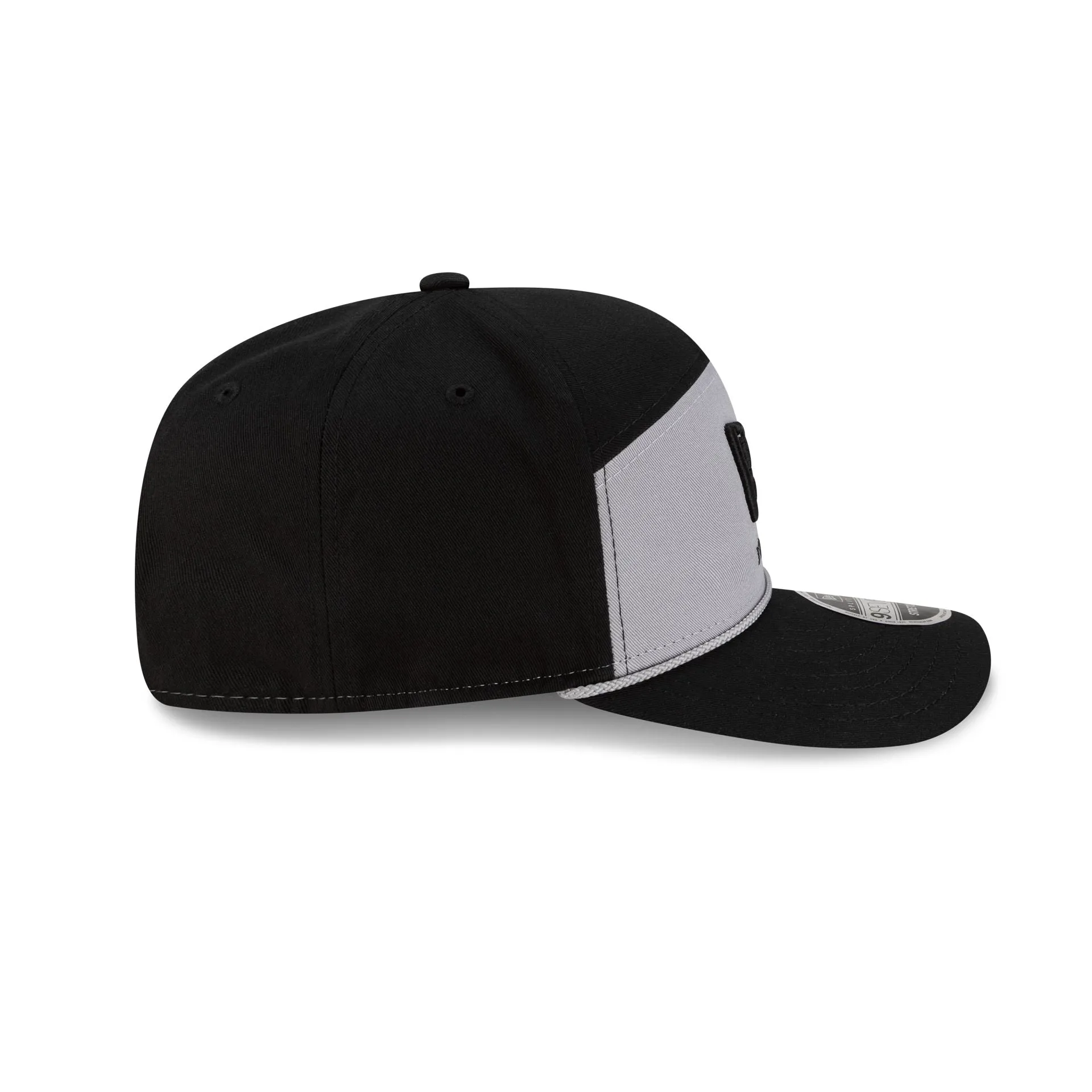 New Era Cap Gray Split Panel 9SEVENTY Stretch-Snap Hat sold by New Era product image thumbnail 5