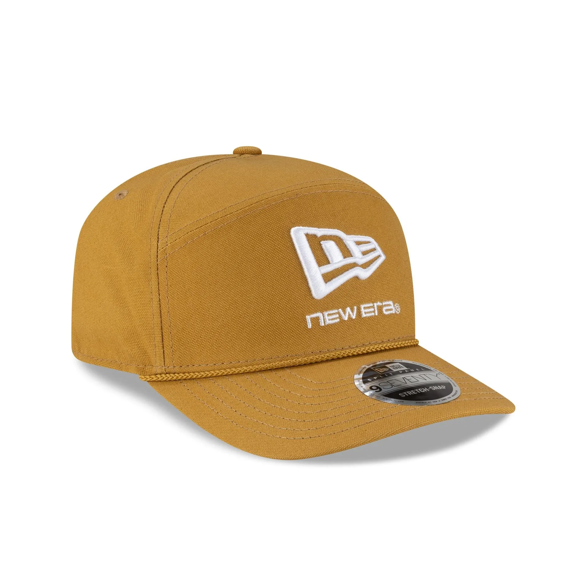 New Era Cap Brown Split Panel 9SEVENTY Stretch-Snap Hat sold by New Era product image thumbnail 3