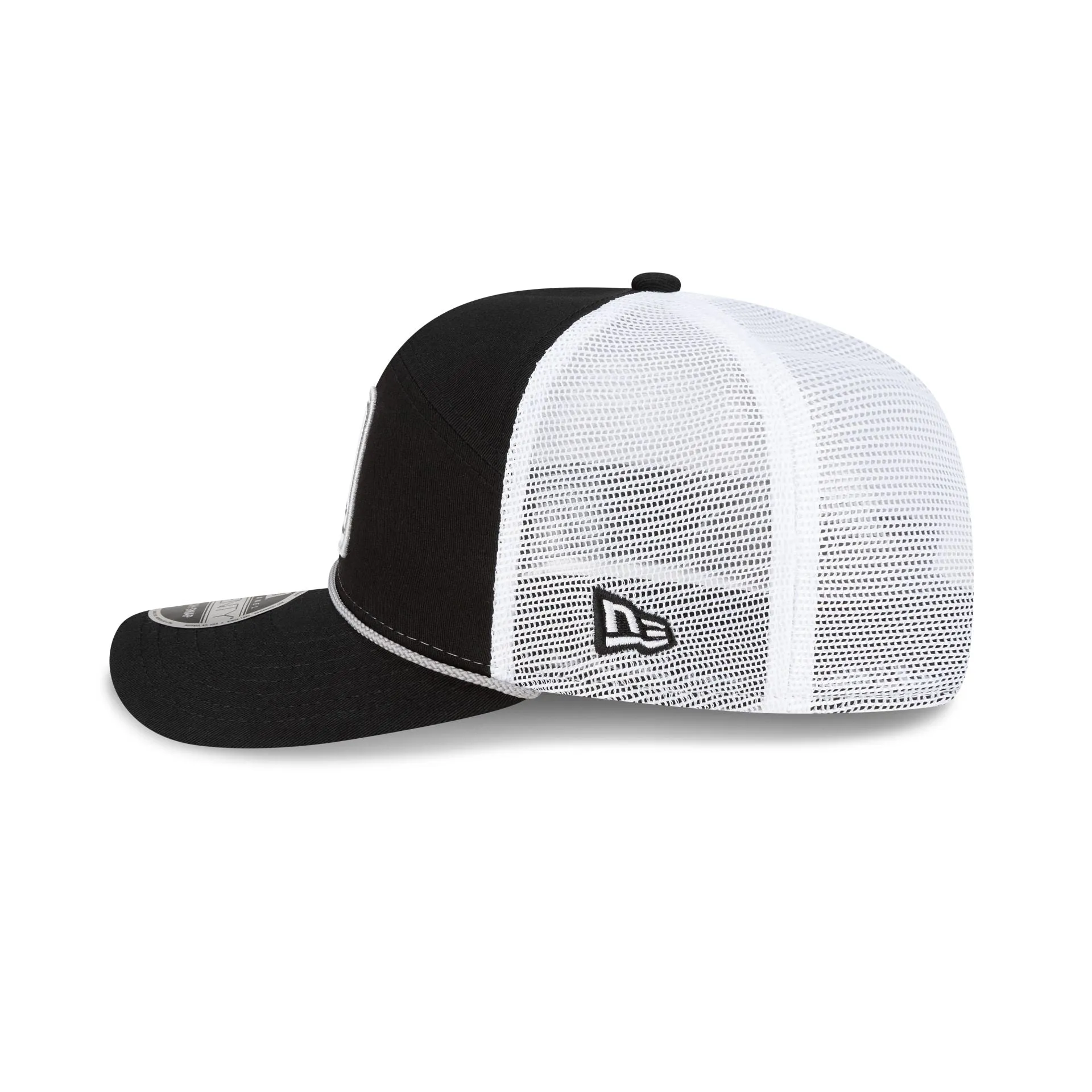 New Era Cap Black Split Panel 9SEVENTY Trucker Hat sold by New Era product image thumbnail 4