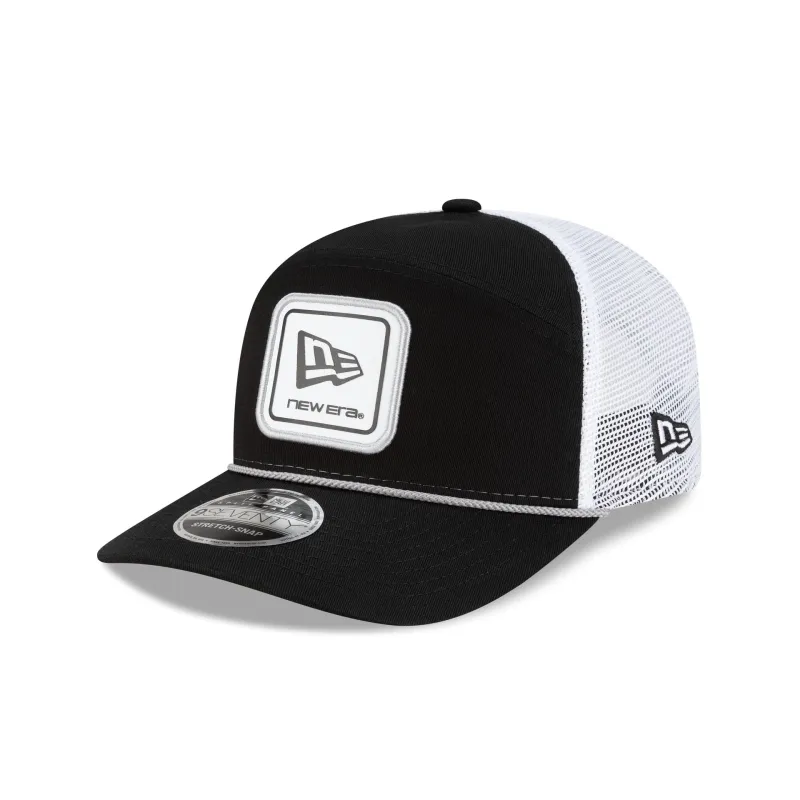 New Era Cap Black Split Panel 9SEVENTY Trucker Hat sold by New Era