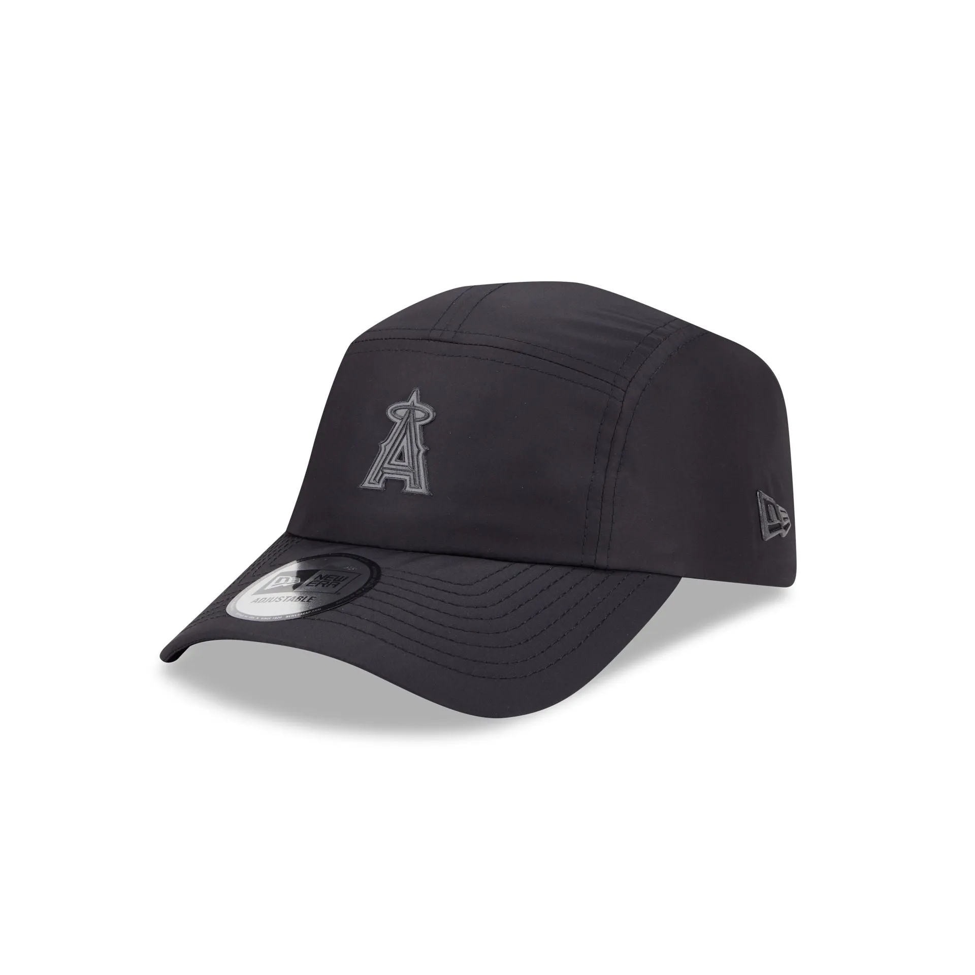 Alpha Industries x Los Angeles Angels Black Runner Adjustable Hat sold by New Era
