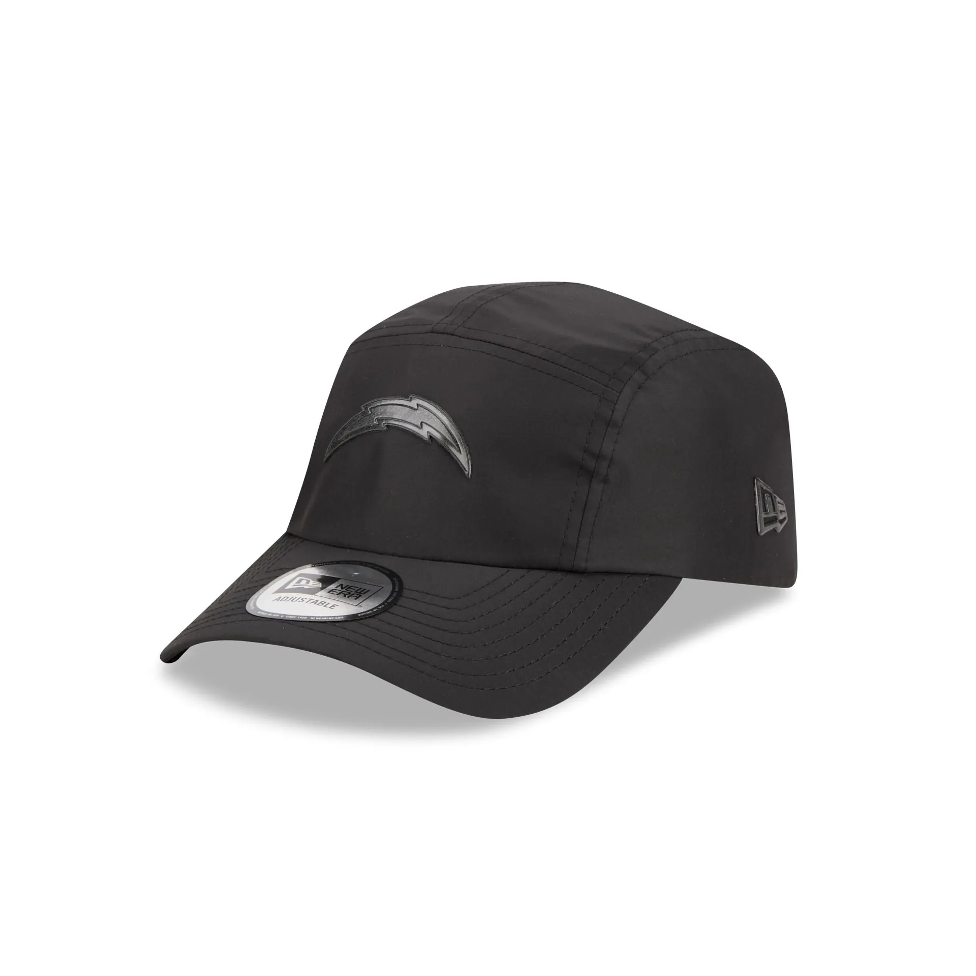 Alpha Industries x Los Angeles Chargers Black Runner Adjustable Hat sold by New Era