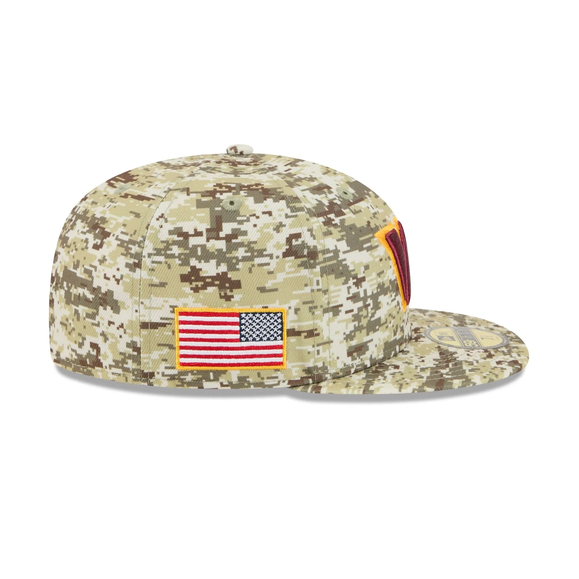 Washington Commanders 2025 Salute to Service Fan Gear 59FIFTY Fitted Hat sold by New Era product image thumbnail 4
