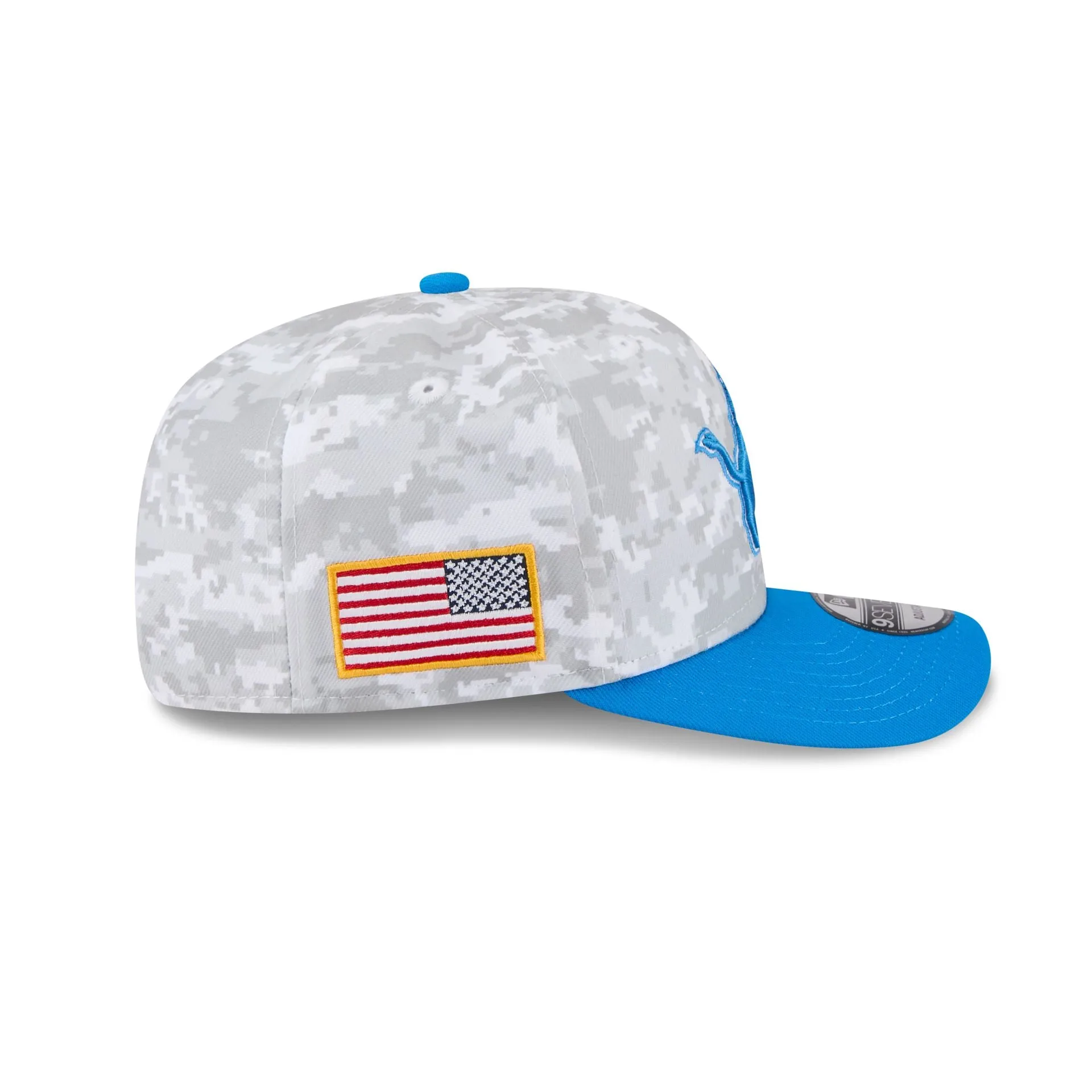 Detroit Lions 2025 Salute to Service Fan Gear 9SEVENTY Stretch-Snap Hat sold by New Era product image thumbnail 4