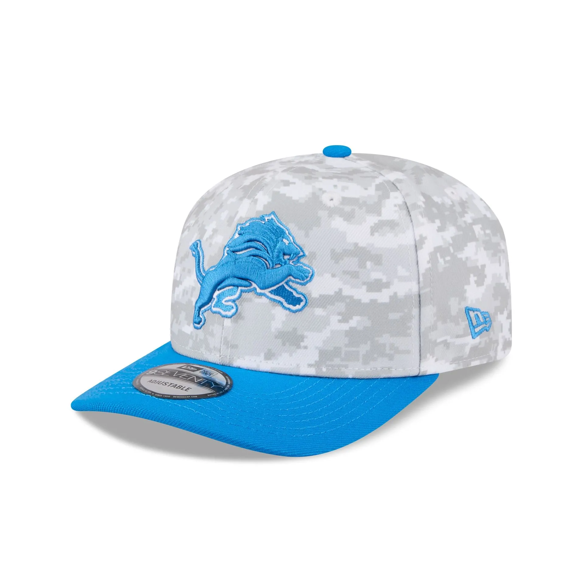 Detroit Lions 2025 Salute to Service Fan Gear 9SEVENTY Stretch-Snap Hat sold by New Era product image thumbnail 3