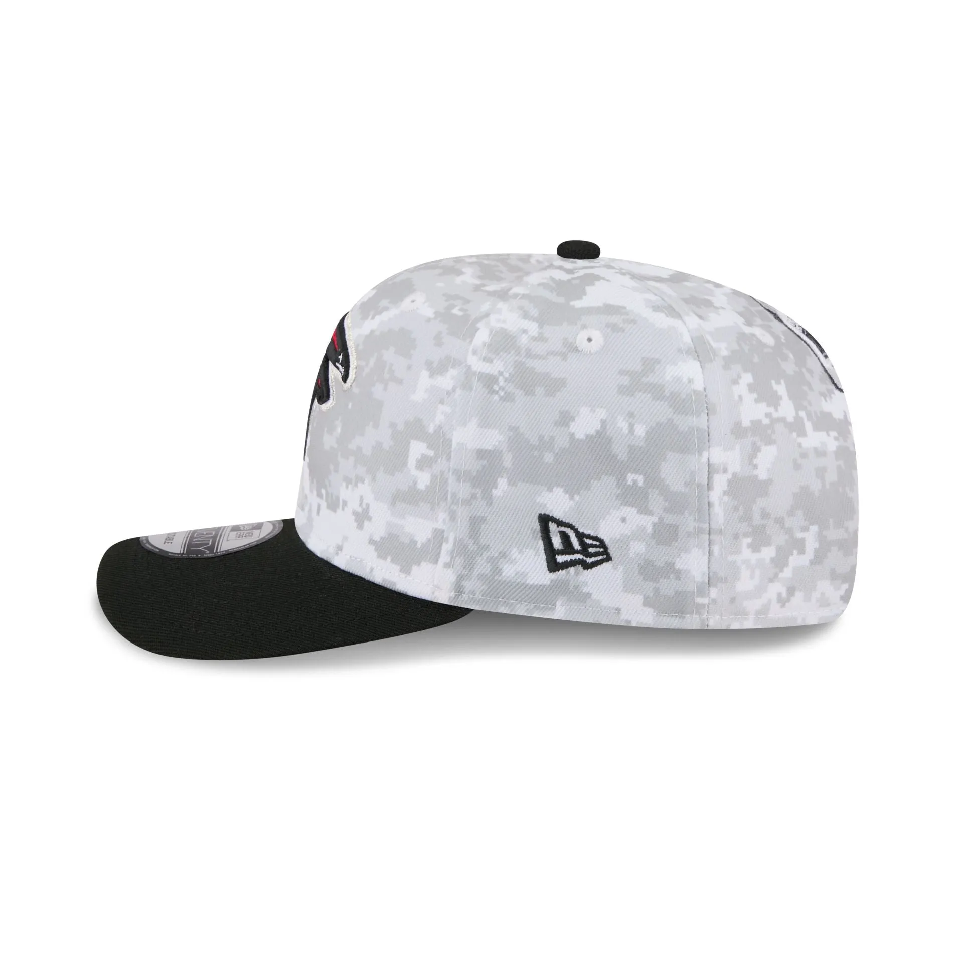 Atlanta Falcons 2025 Salute to Service Fan Gear 9SEVENTY Stretch-Snap Hat sold by New Era product image thumbnail 5