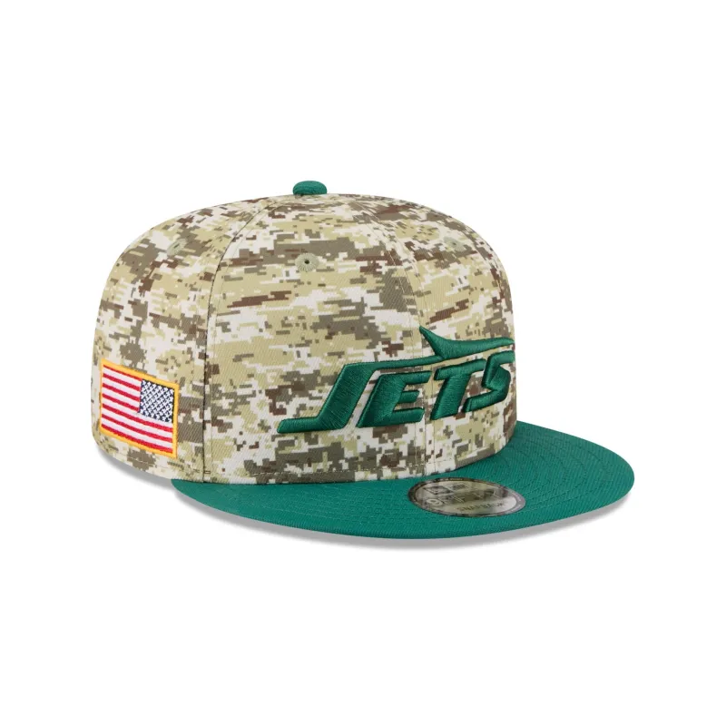 New York Jets 2025 Salute to Service Fan Gear 9FIFTY Snapback Hat sold by New Era