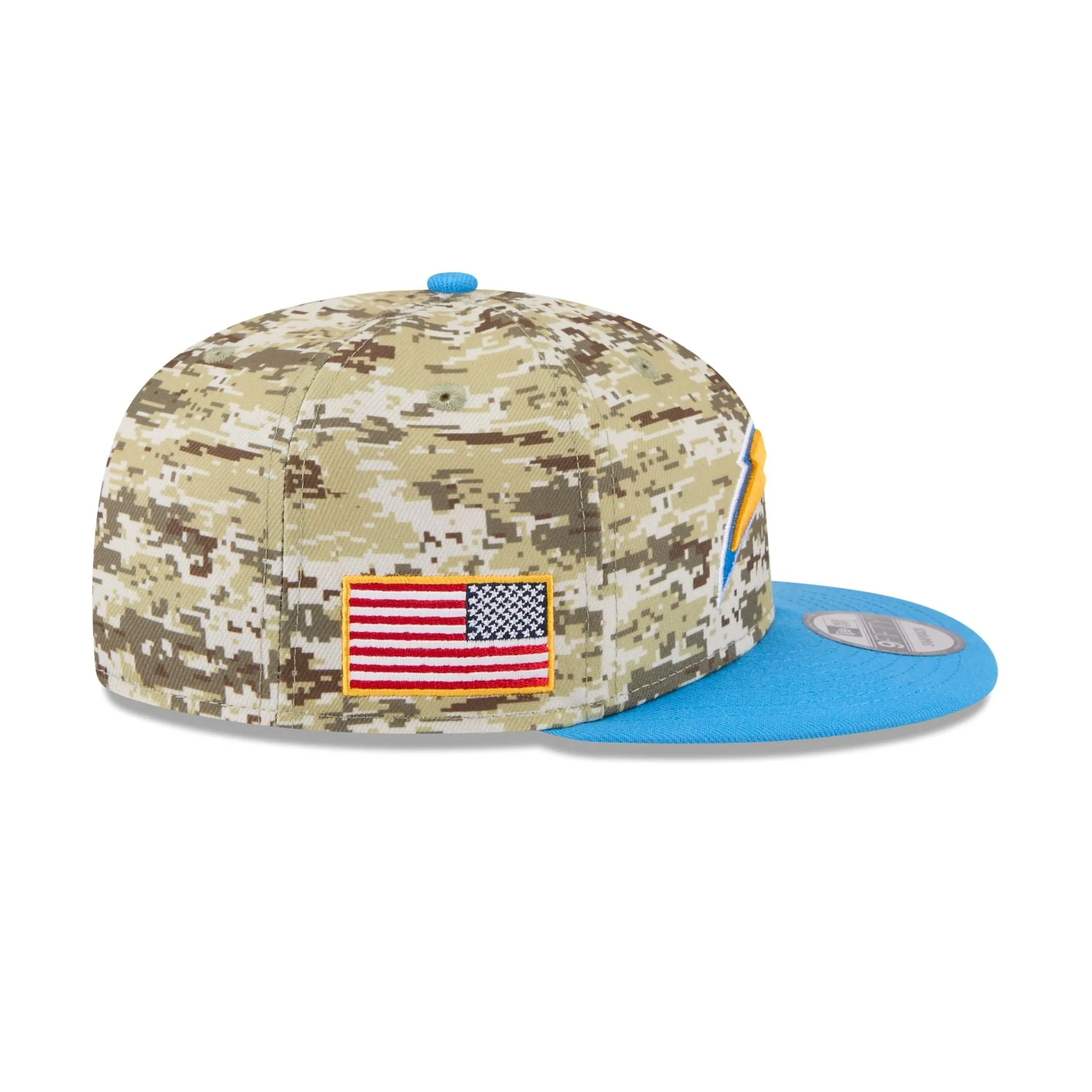 Los Angeles Chargers 2025 Salute to Service Fan Gear 9FIFTY Snapback Hat sold by New Era product image thumbnail 4