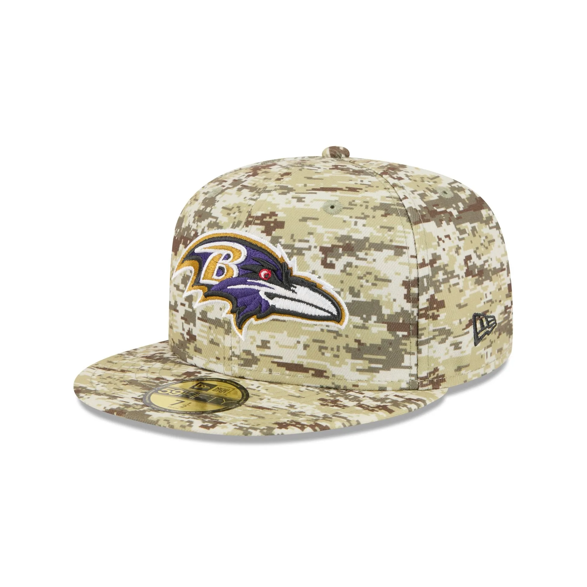 Baltimore Ravens 2025 Salute to Service Fan Gear 59FIFTY Fitted Hat sold by New Era product image thumbnail 3