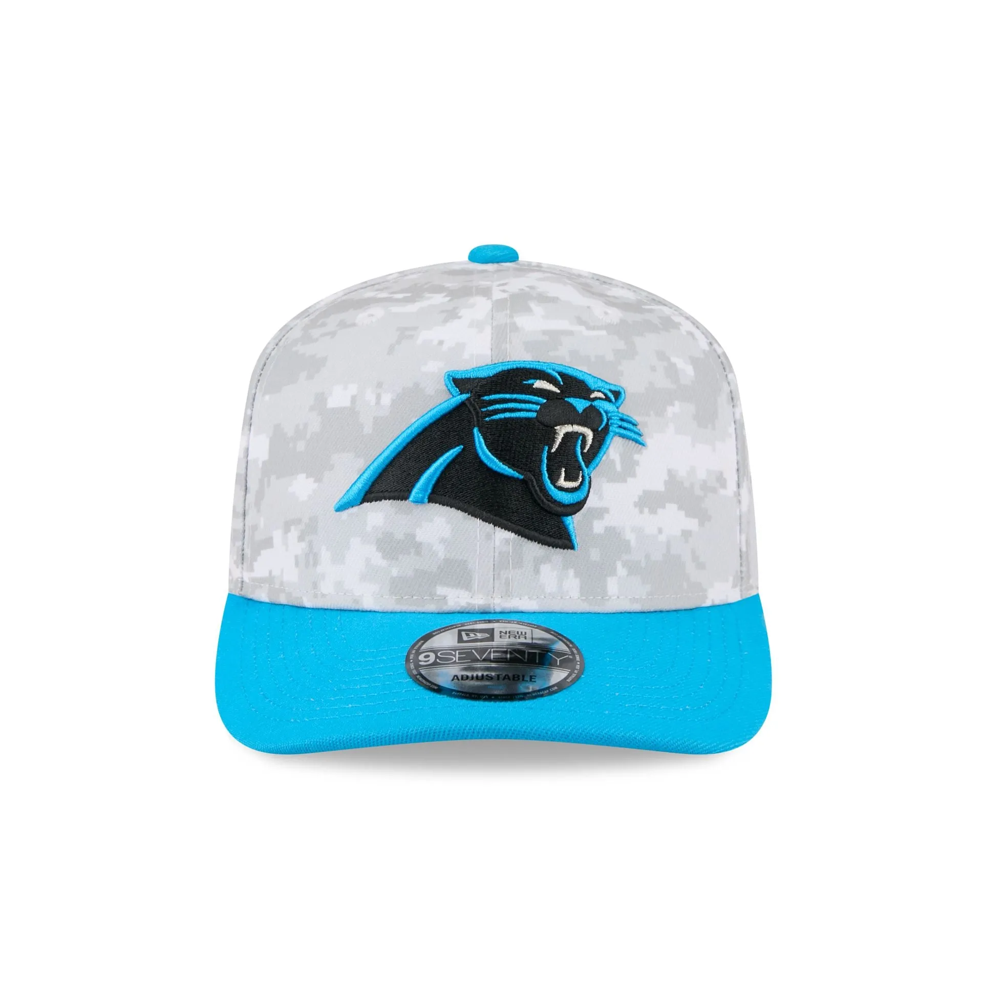 Carolina Panthers 2025 Salute to Service Fan Gear 9SEVENTY Stretch-Snap Hat sold by New Era product image thumbnail 2