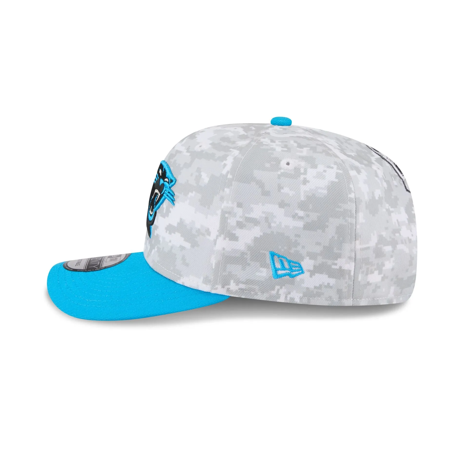 Carolina Panthers 2025 Salute to Service Fan Gear 9SEVENTY Stretch-Snap Hat sold by New Era product image thumbnail 5