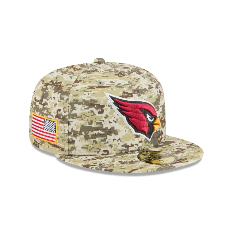 Arizona Cardinals 2025 Salute to Service Fan Gear 59FIFTY Fitted Hat sold by New Era