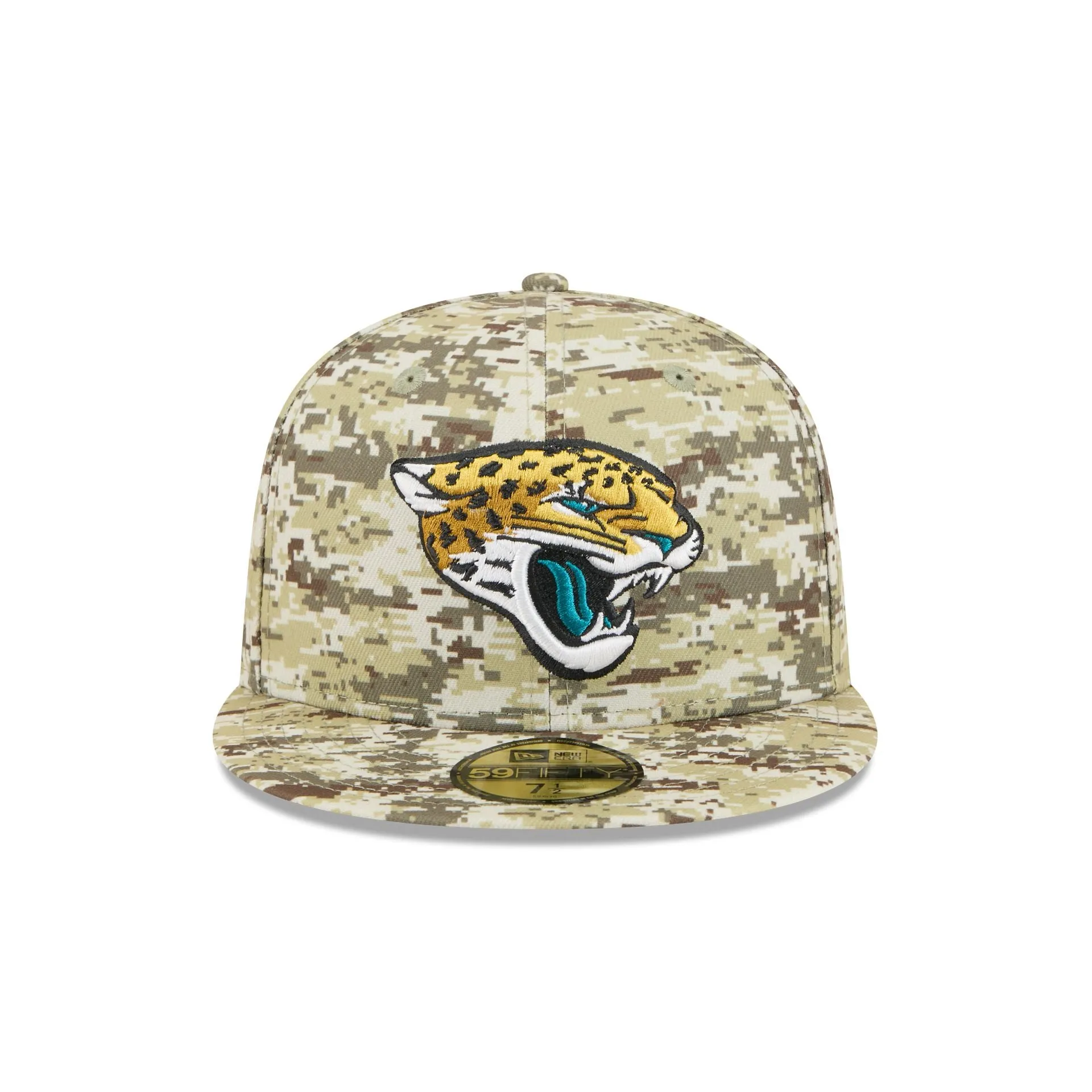 Jacksonville Jaguars 2025 Salute to Service Fan Gear 59FIFTY Fitted Hat sold by New Era product image thumbnail 2