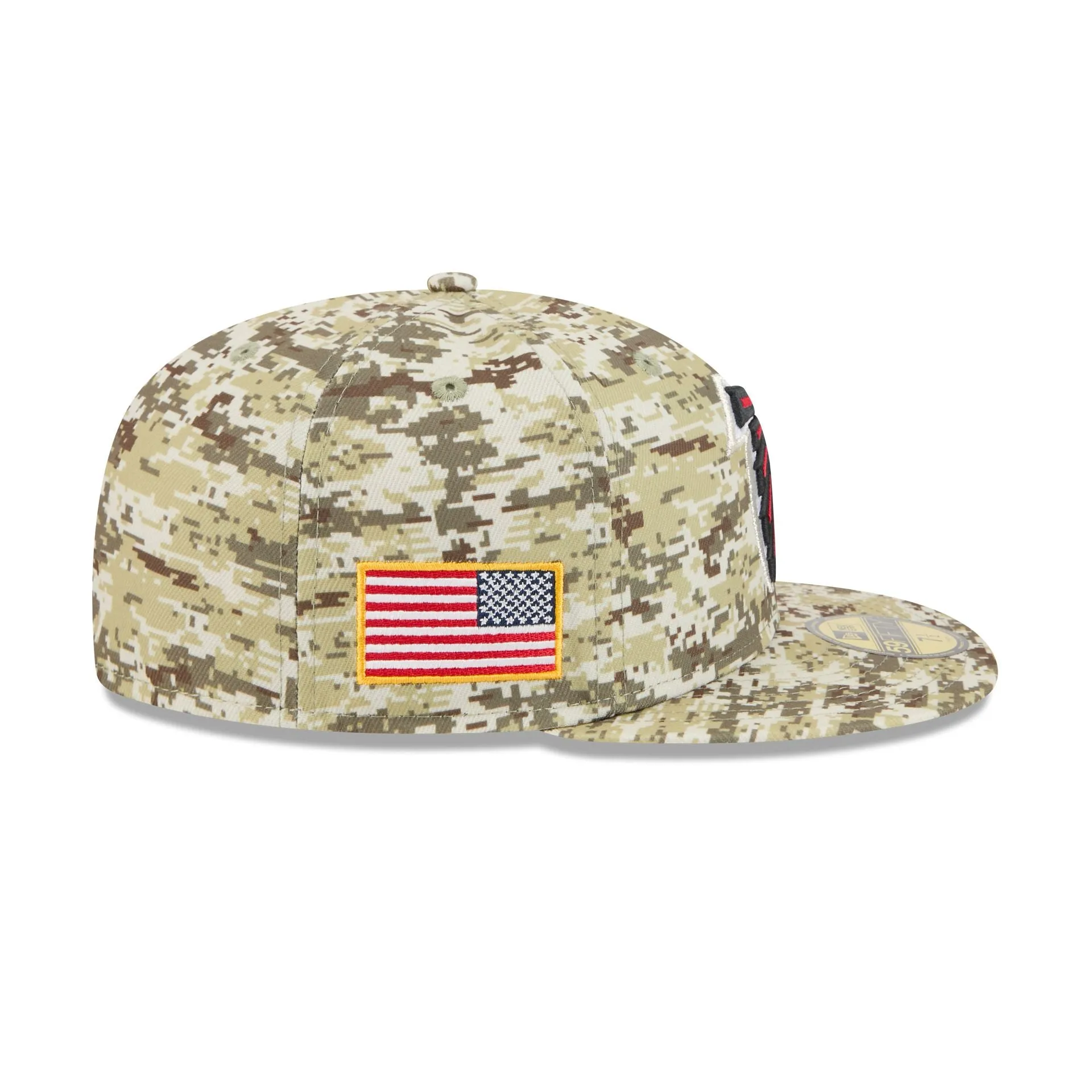 Atlanta Falcons 2025 Salute to Service Fan Gear 59FIFTY Fitted Hat sold by New Era product image thumbnail 4