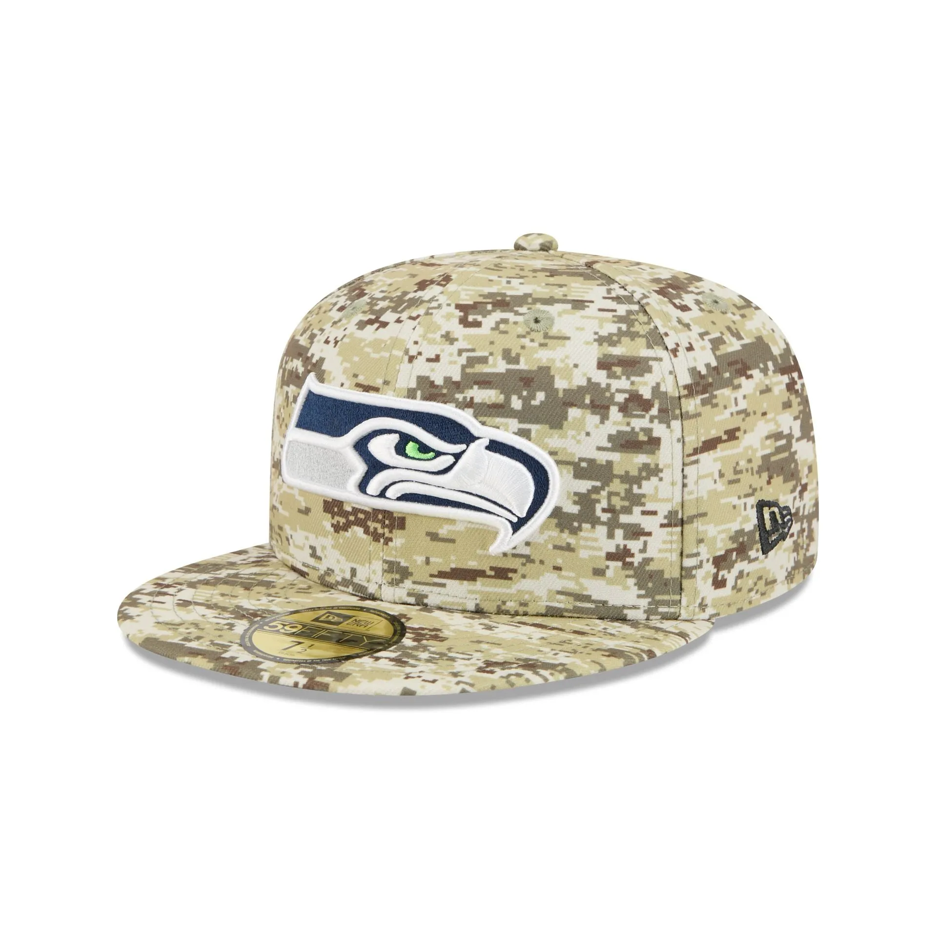 Seattle Seahawks 2025 Salute to Service Fan Gear 59FIFTY Fitted Hat sold by New Era product image thumbnail 3