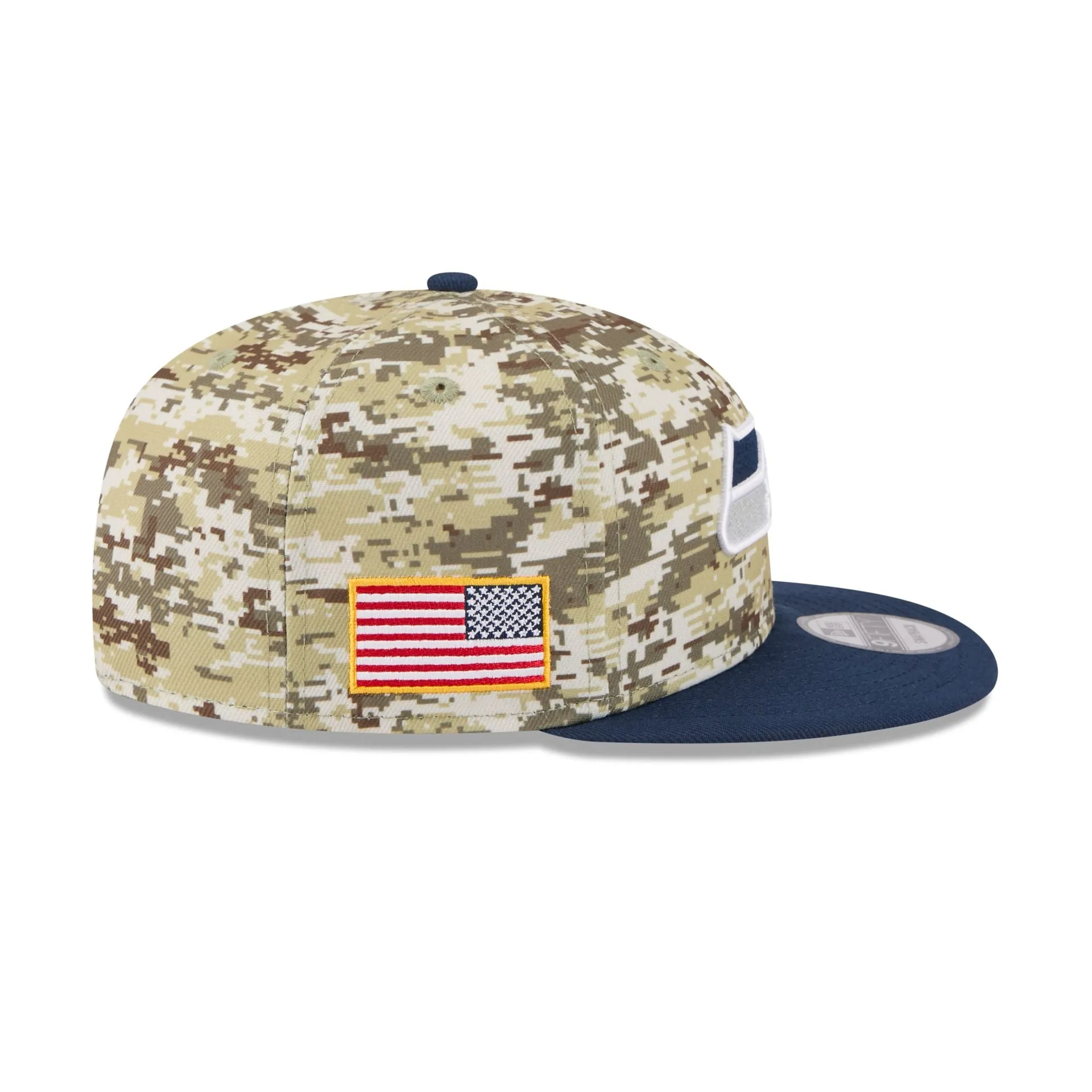Seattle Seahawks 2025 Salute to Service Fan Gear 9FIFTY Snapback Hat sold by New Era product image thumbnail 4