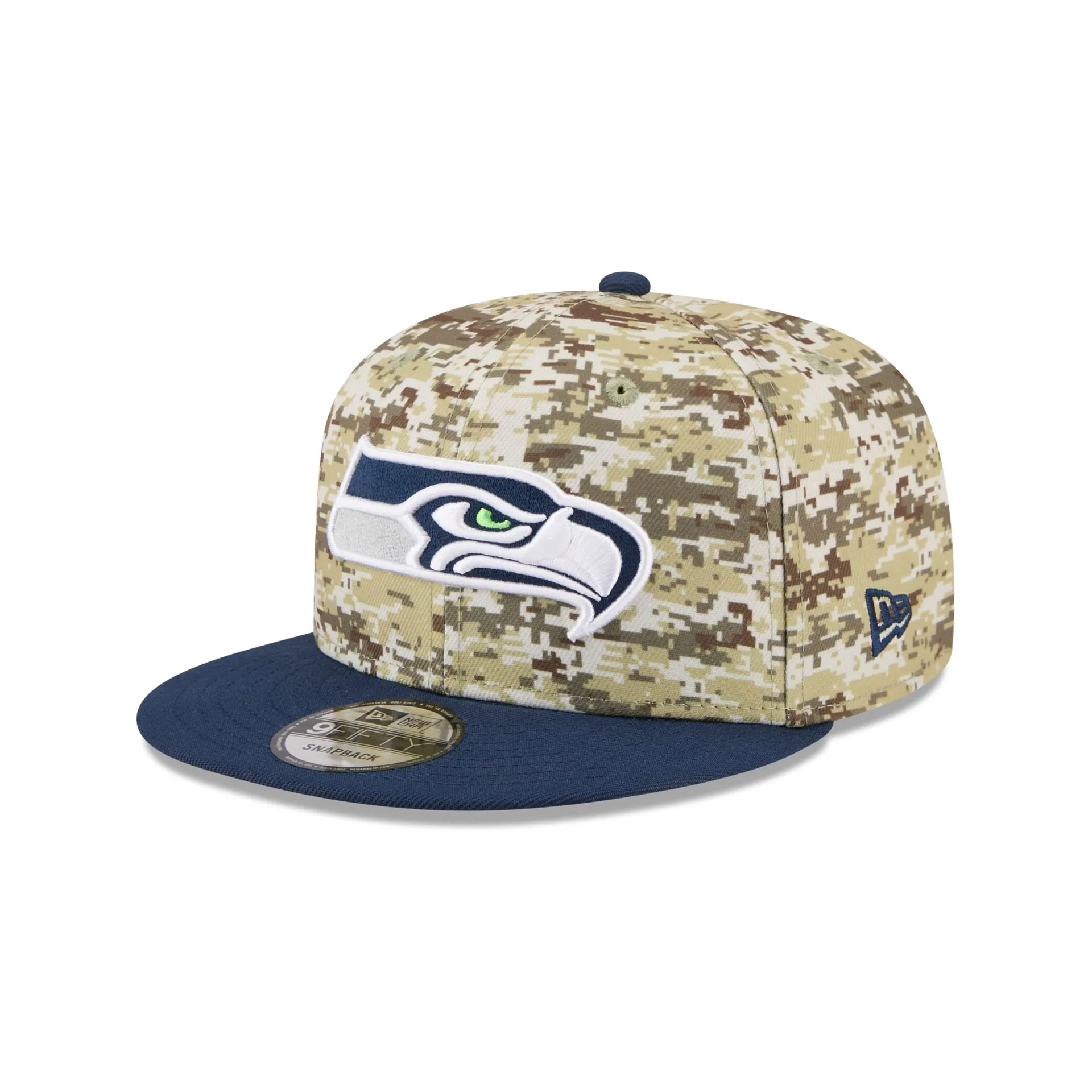Seattle Seahawks 2025 Salute to Service Fan Gear 9FIFTY Snapback Hat sold by New Era product image thumbnail 3