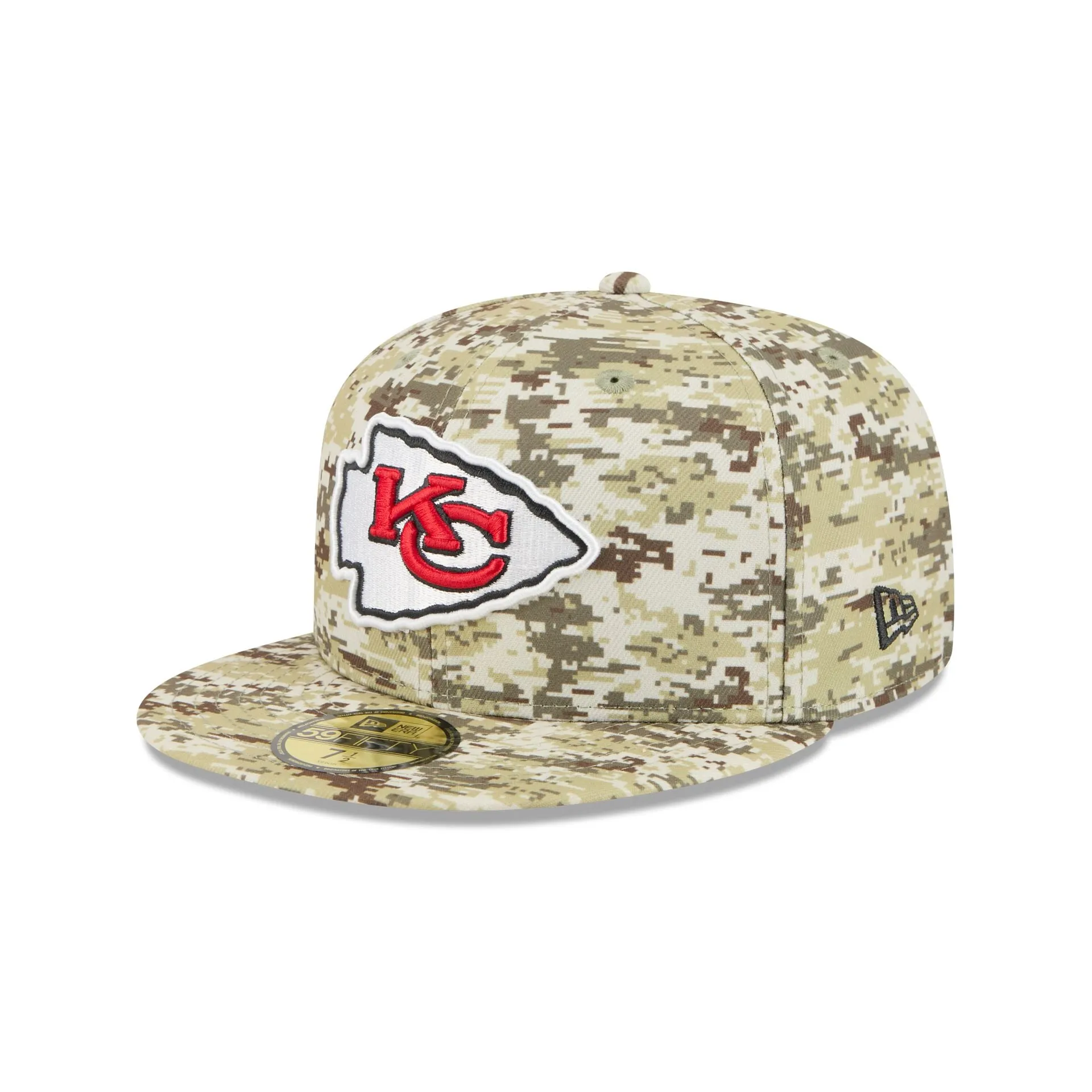 Kansas City Chiefs 2025 Salute to Service Fan Gear 59FIFTY Fitted Hat sold by New Era product image thumbnail 3