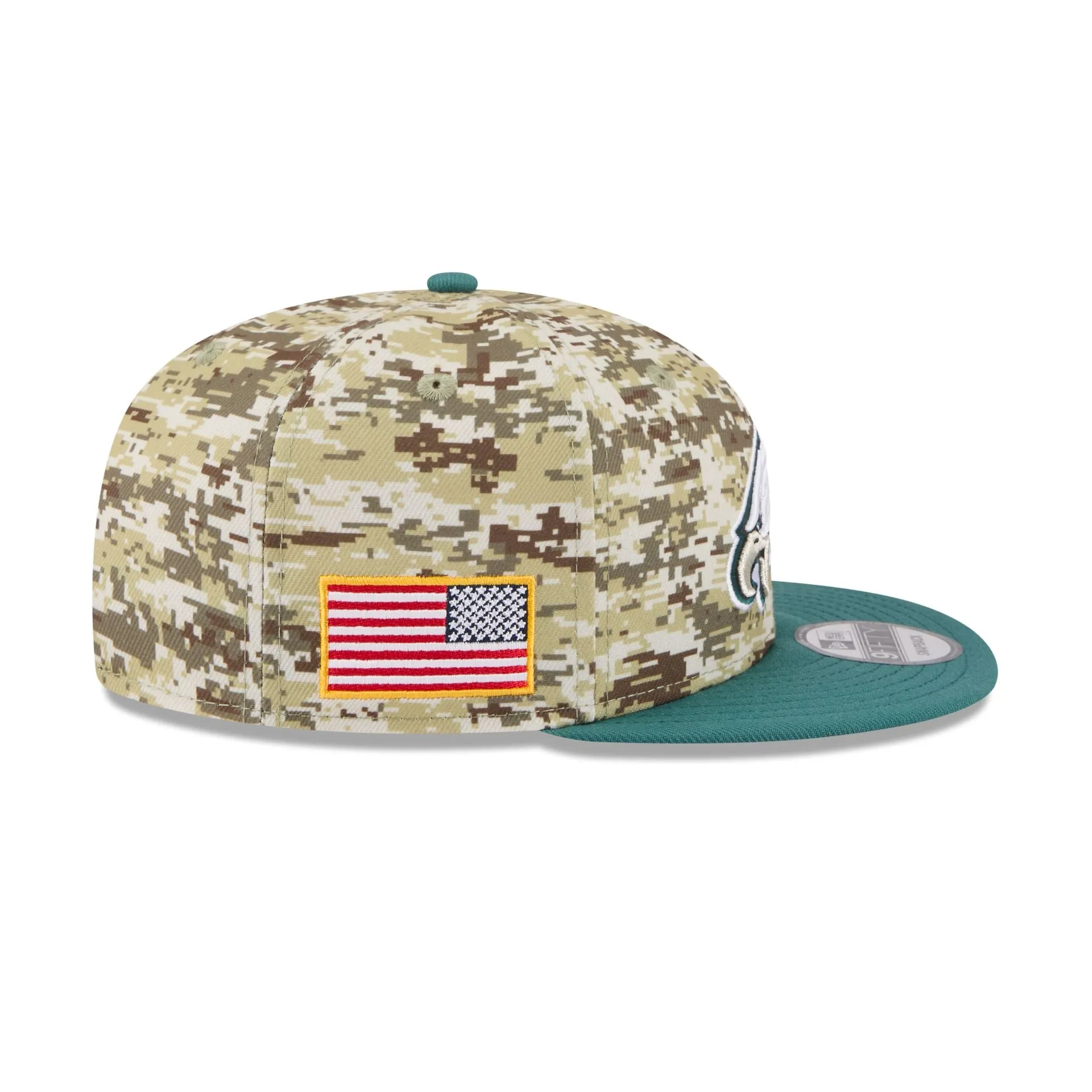 Philadelphia Eagles 2025 Salute to Service Fan Gear 9FIFTY Snapback Hat sold by New Era product image thumbnail 4