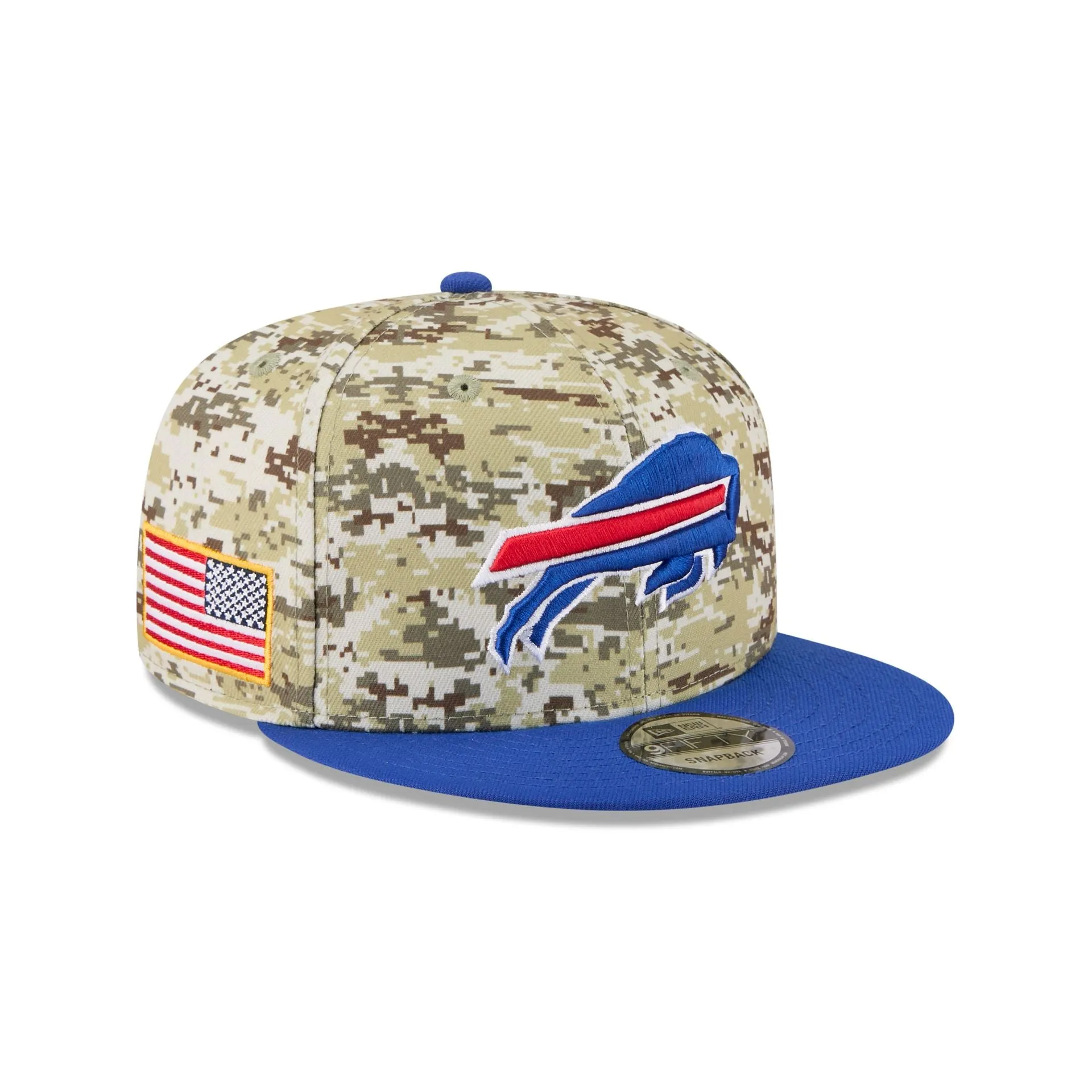Buffalo Bills 2025 Salute to Service Fan Gear 9FIFTY Snapback Hat sold by New Era