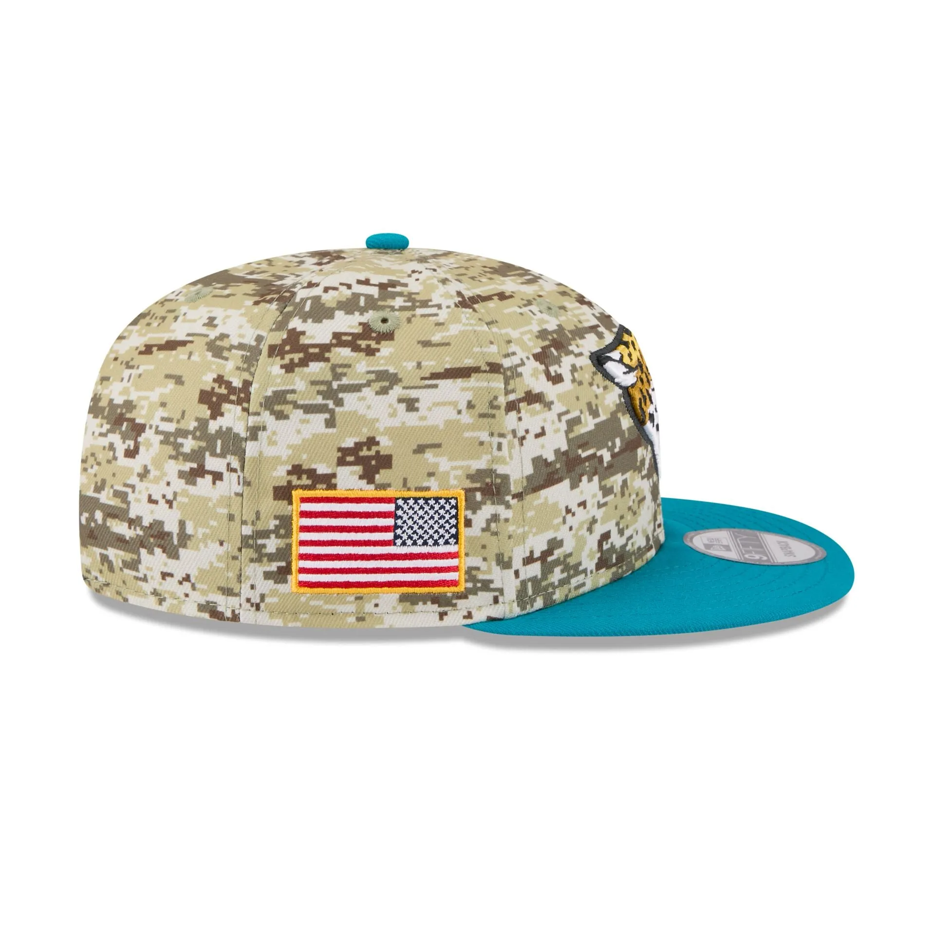 Jacksonville Jaguars 2025 Salute to Service Fan Gear 9FIFTY Snapback Hat sold by New Era product image thumbnail 4