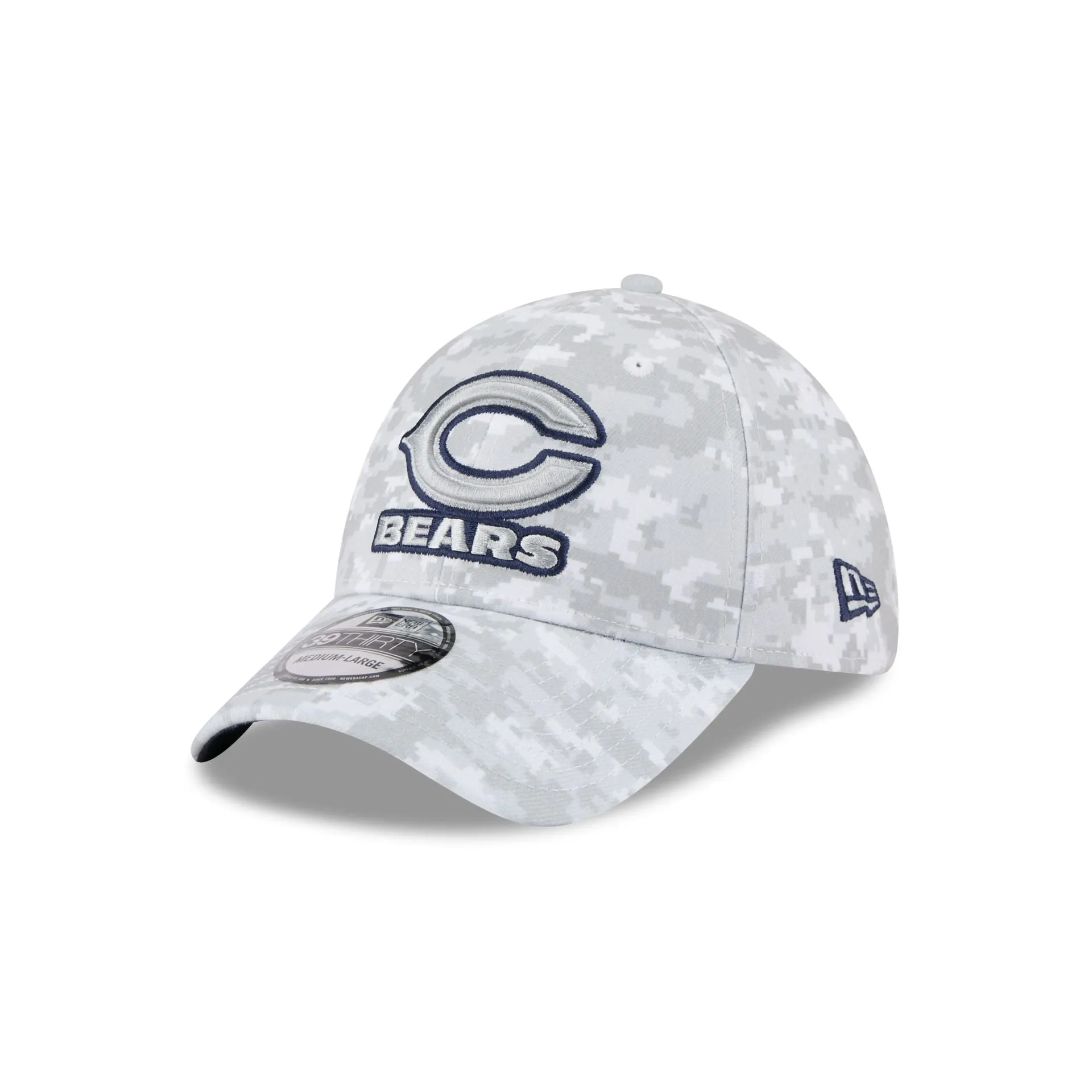 Chicago Bears 2025 Salute to Service Fan Gear 39THIRTY Stretch Fit Hat sold by New Era product image thumbnail 3