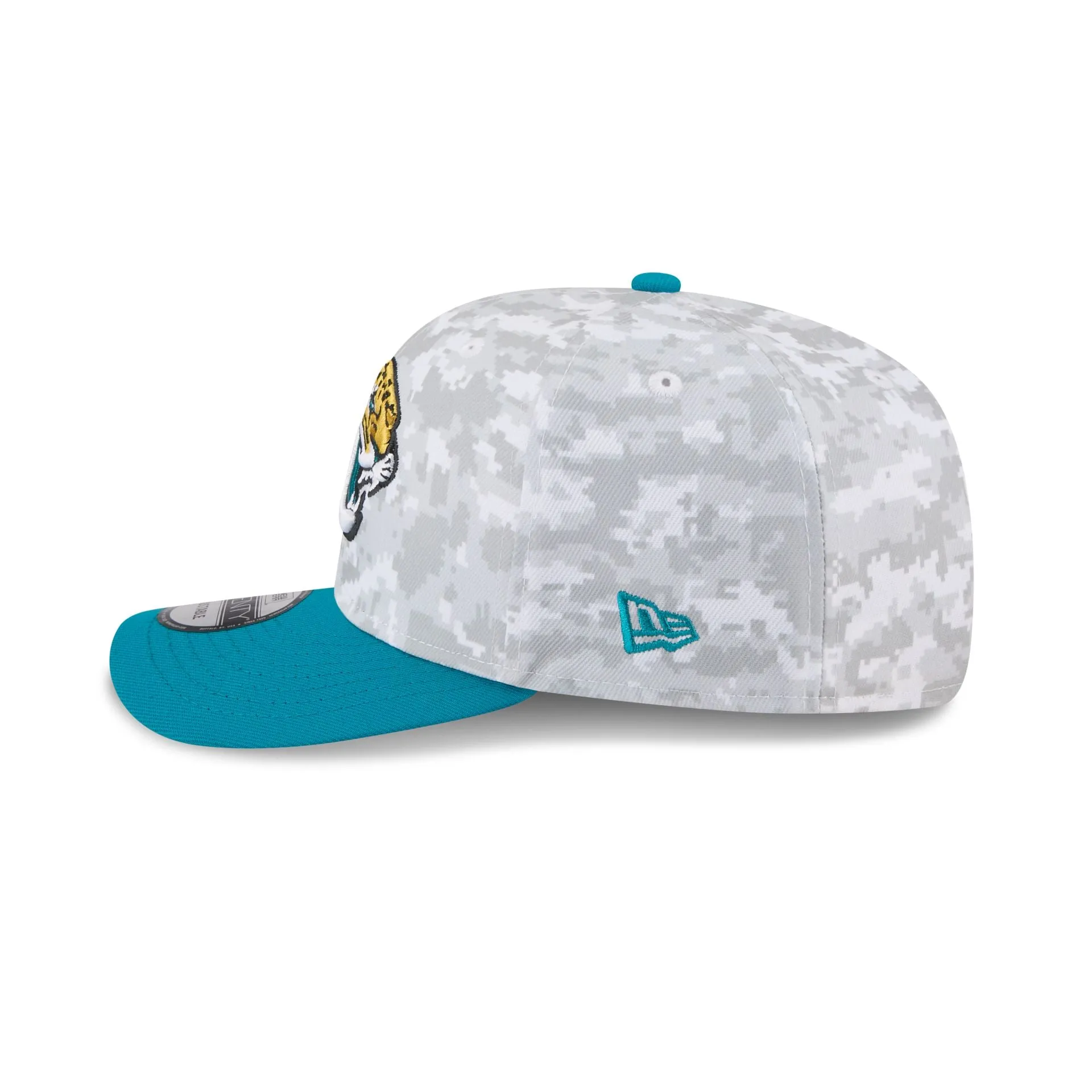 Jacksonville Jaguars 2025 Salute to Service Fan Gear 9SEVENTY Stretch-Snap Hat sold by New Era product image thumbnail 5