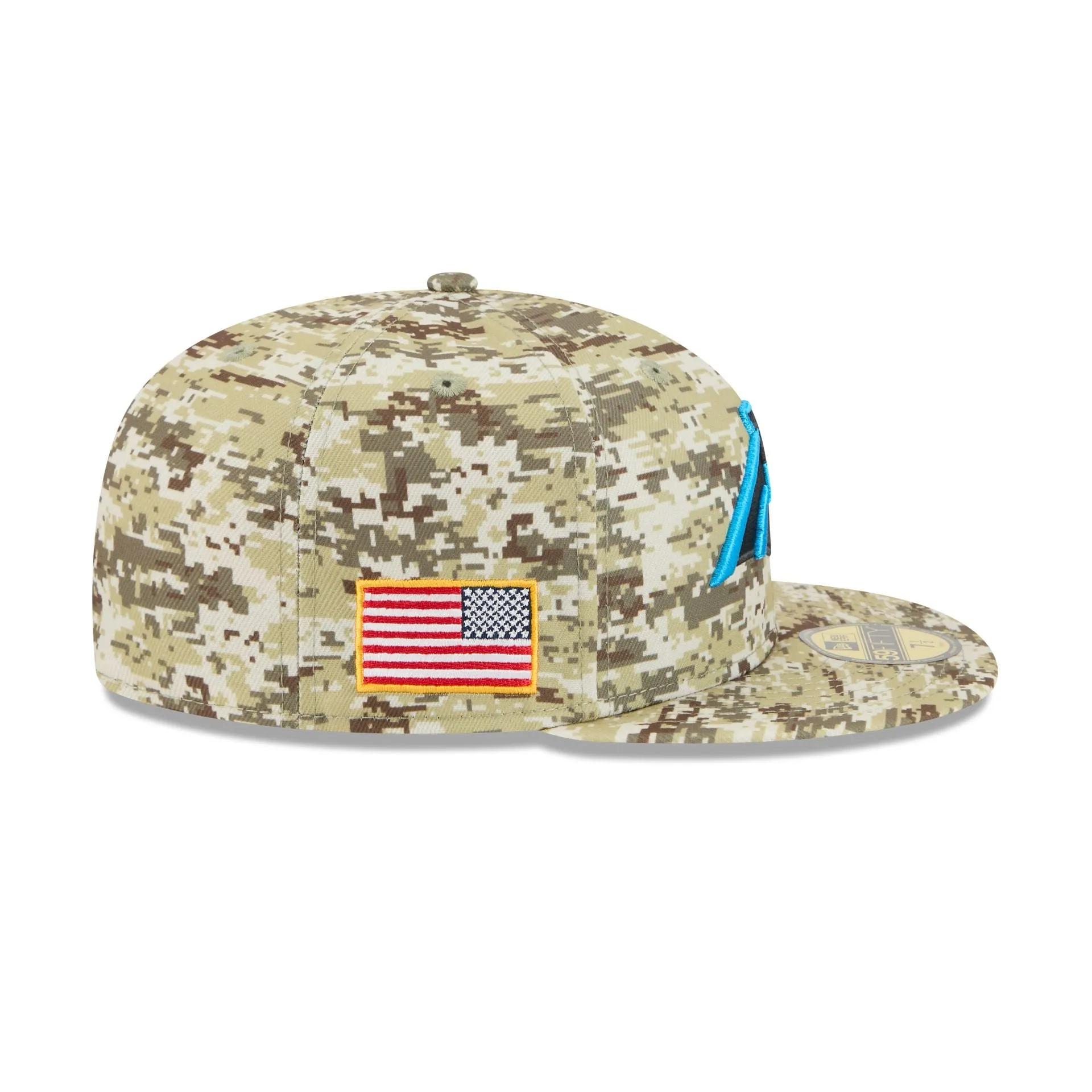 Carolina Panthers 2025 Salute to Service Fan Gear 59FIFTY Fitted Hat sold by New Era product image thumbnail 4