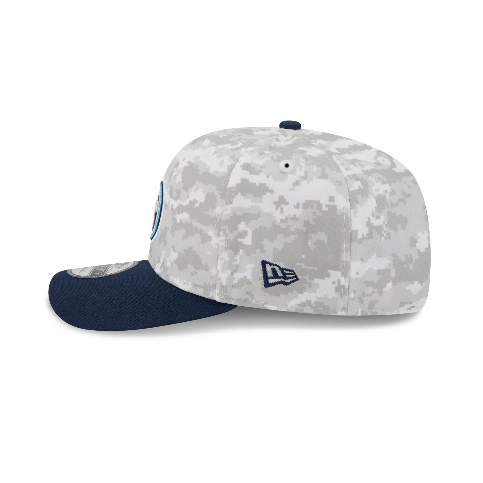 Tennessee Titans 2025 Salute to Service Fan Gear 9SEVENTY Stretch-Snap Hat sold by New Era product image thumbnail 5