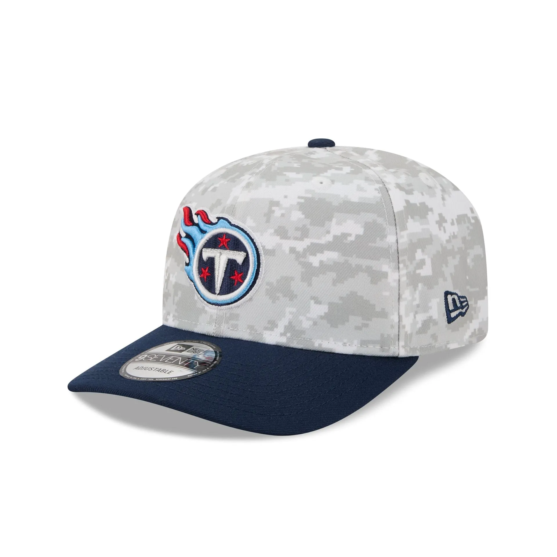 Tennessee Titans 2025 Salute to Service Fan Gear 9SEVENTY Stretch-Snap Hat sold by New Era product image thumbnail 3