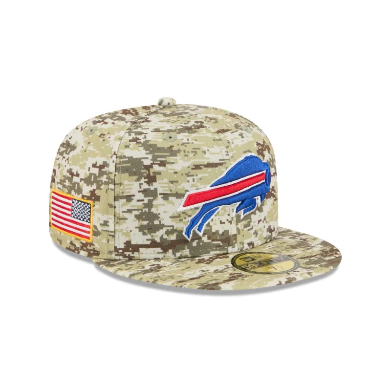 Buffalo Bills 2025 Salute to Service Fan Gear 59FIFTY Fitted Hat sold by New Era