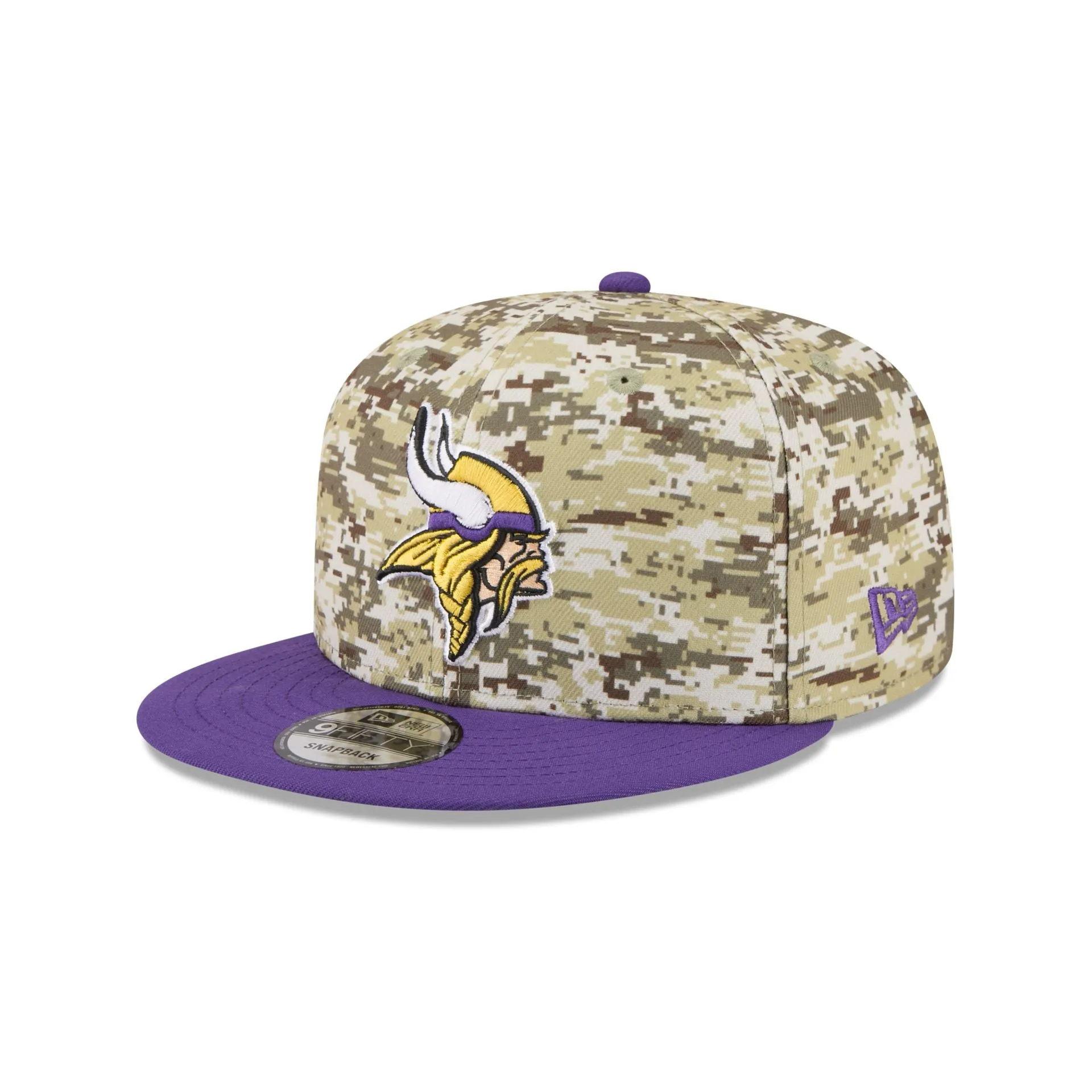 Minnesota Vikings 2025 Salute to Service Fan Gear 9FIFTY Snapback Hat sold by New Era product image thumbnail 3