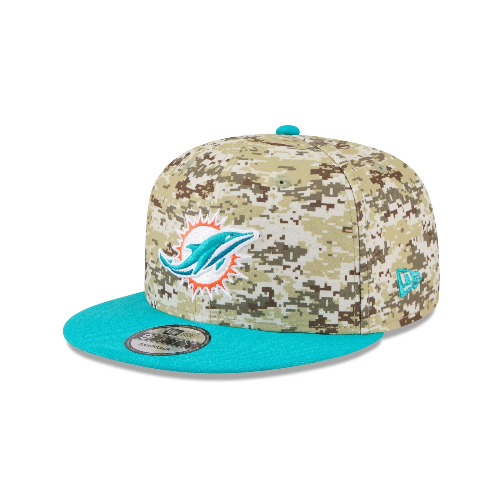 Miami Dolphins 2025 Salute to Service Fan Gear 9FIFTY Snapback Hat sold by New Era product image thumbnail 3