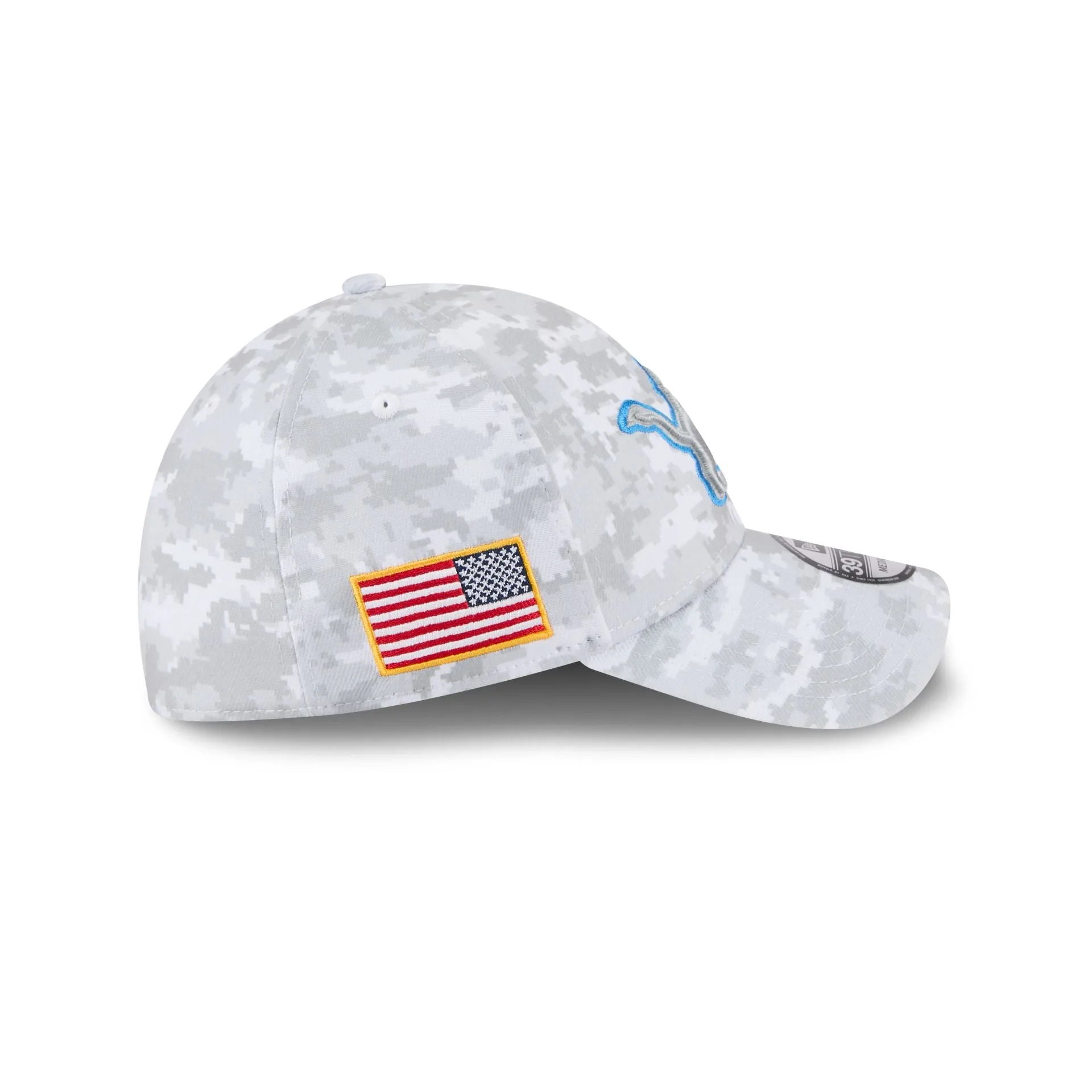 Detroit Lions 2025 Salute to Service Fan Gear 39THIRTY Stretch Fit Hat sold by New Era product image thumbnail 4