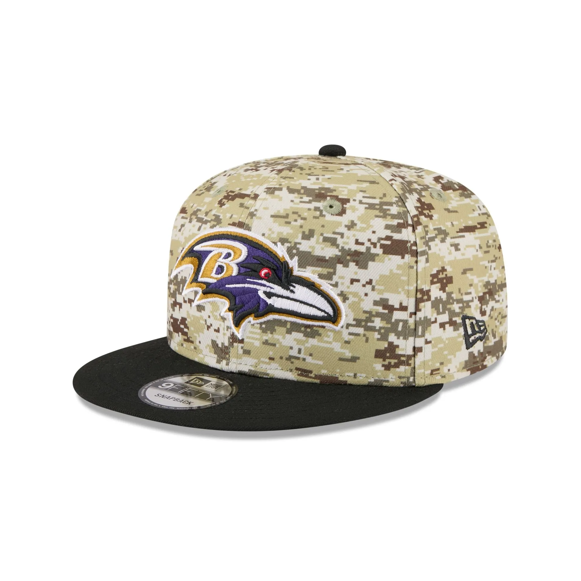 Baltimore Ravens 2025 Salute to Service Fan Gear 9FIFTY Snapback Hat sold by New Era product image thumbnail 3
