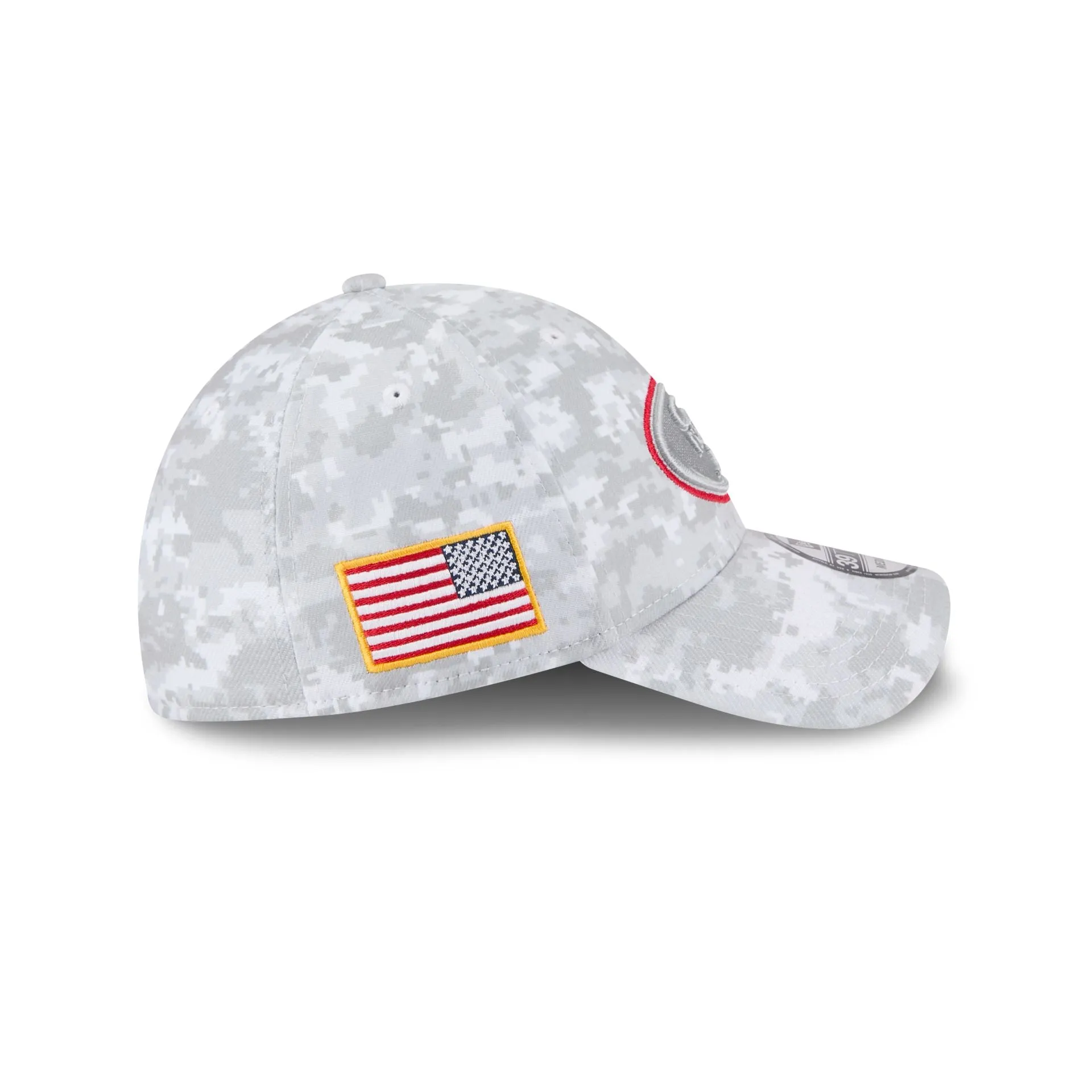 San Francisco 49ers 2025 Salute to Service Fan Gear 39THIRTY Stretch Fit Hat sold by New Era product image thumbnail 4