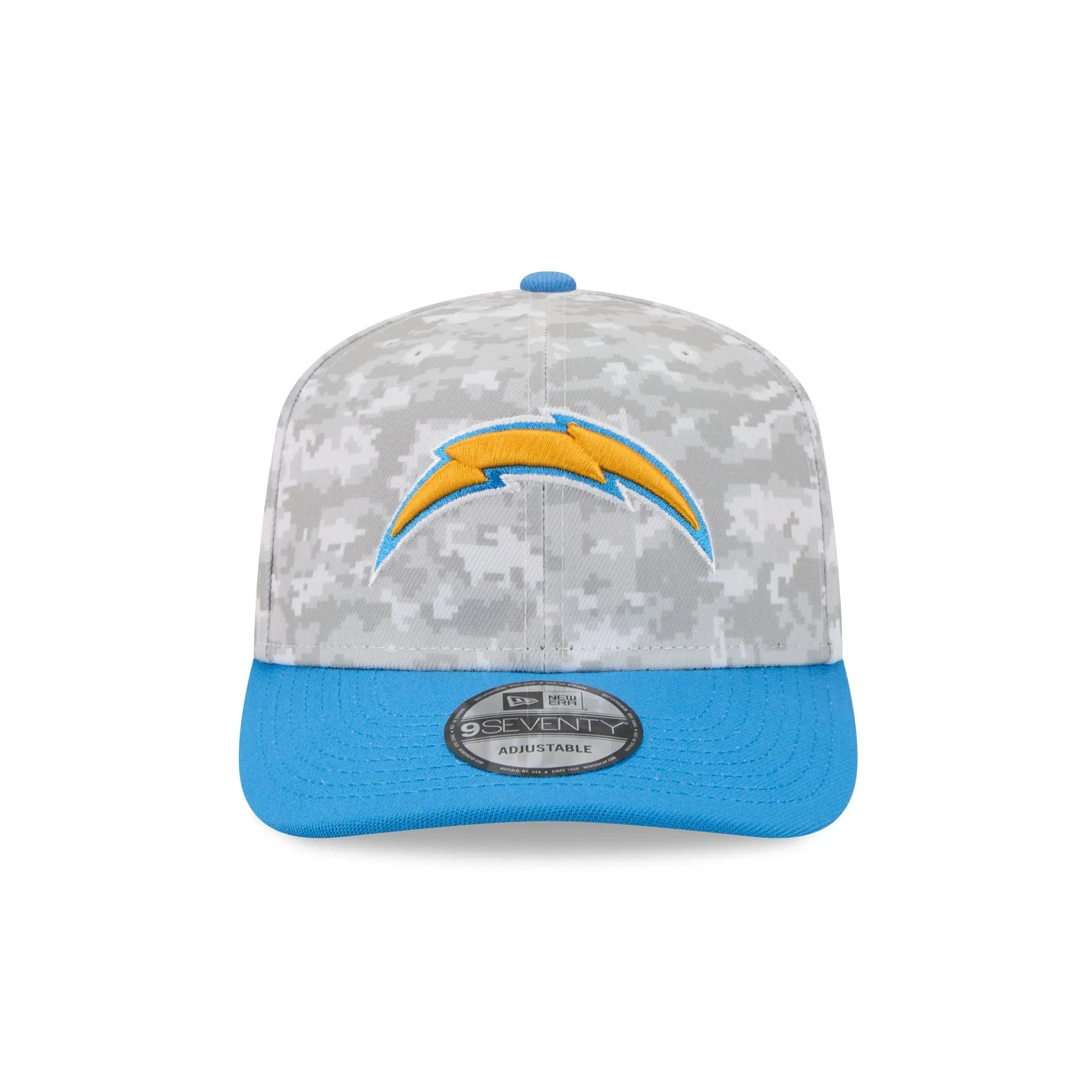 Los Angeles Chargers 2025 Salute to Service Fan Gear 9SEVENTY Stretch-Snap Hat sold by New Era product image thumbnail 2
