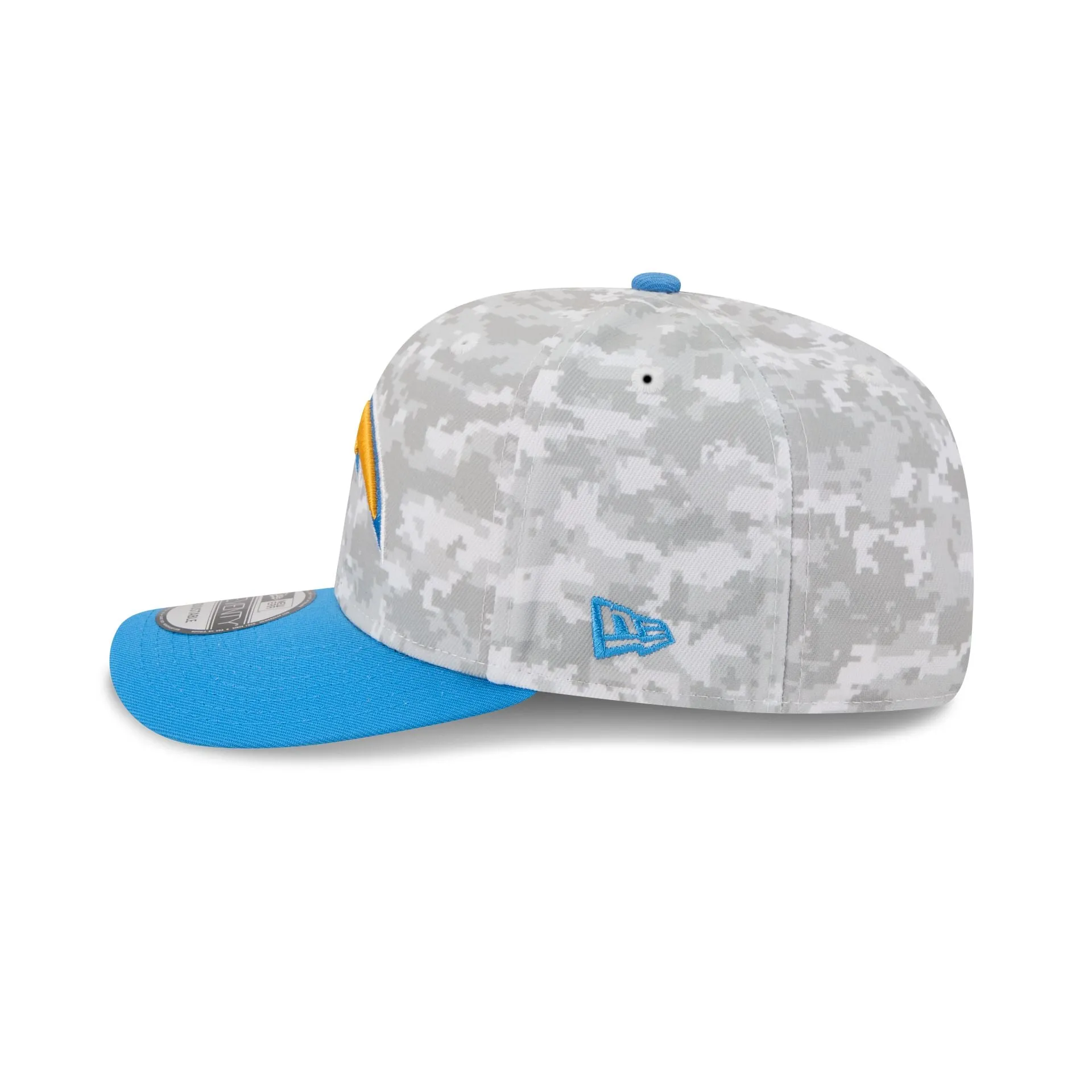 Los Angeles Chargers 2025 Salute to Service Fan Gear 9SEVENTY Stretch-Snap Hat sold by New Era product image thumbnail 5