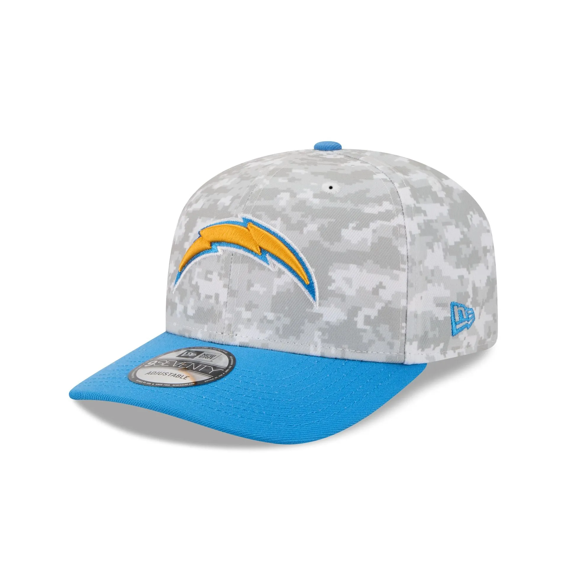 Los Angeles Chargers 2025 Salute to Service Fan Gear 9SEVENTY Stretch-Snap Hat sold by New Era product image thumbnail 3