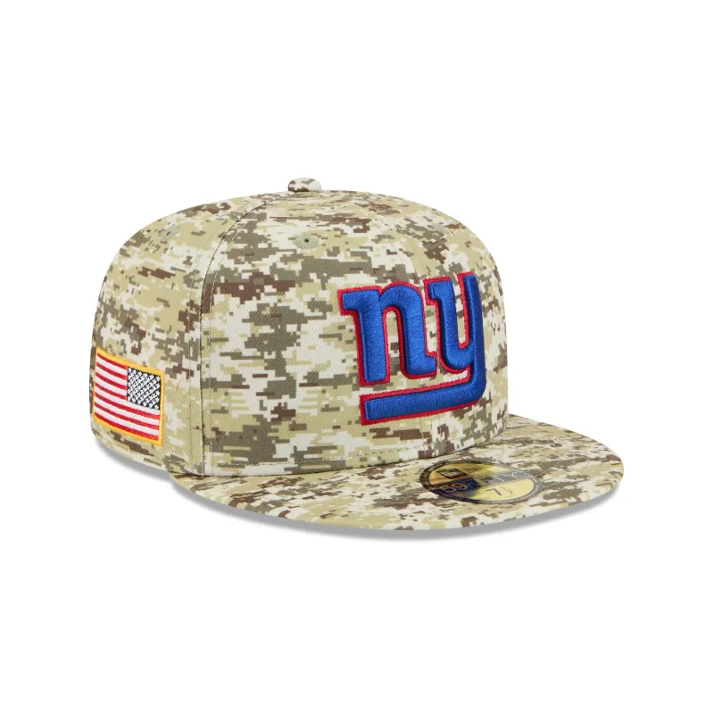 New York Giants 2025 Salute to Service Fan Gear 59FIFTY Fitted Hat sold by New Era