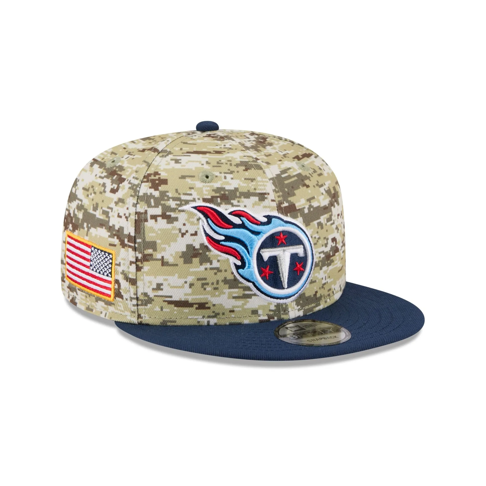 Tennessee Titans 2025 Salute to Service Fan Gear 9FIFTY Snapback Hat sold by New Era