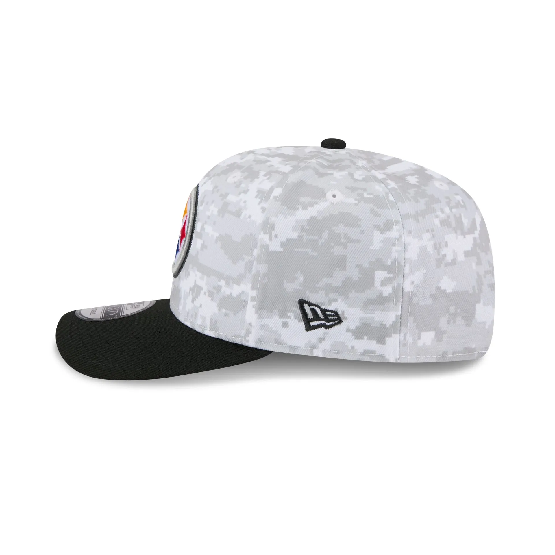 Pittsburgh Steelers 2025 Salute to Service Fan Gear 9SEVENTY Stretch-Snap Hat sold by New Era product image thumbnail 5