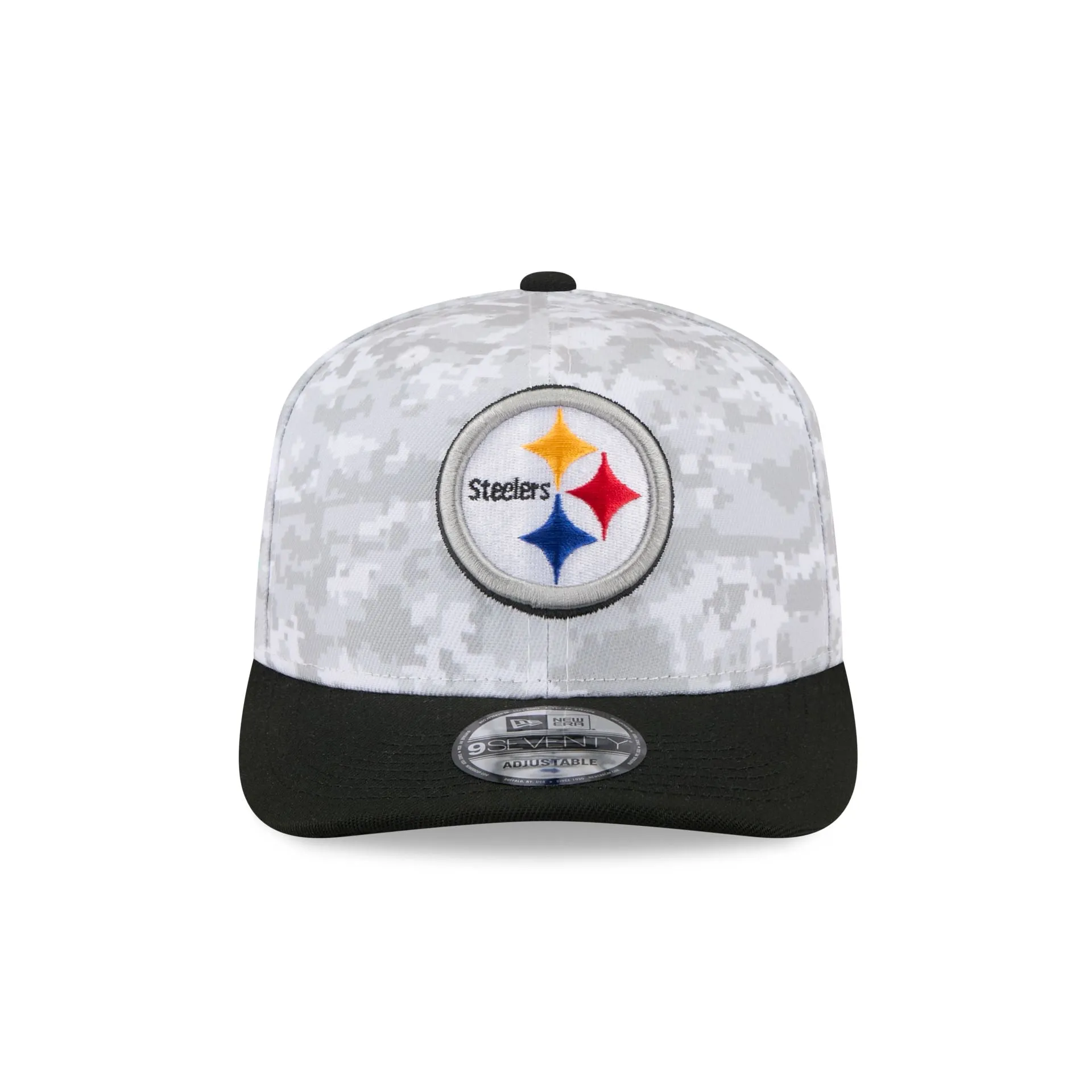 Pittsburgh Steelers 2025 Salute to Service Fan Gear 9SEVENTY Stretch-Snap Hat sold by New Era product image thumbnail 2