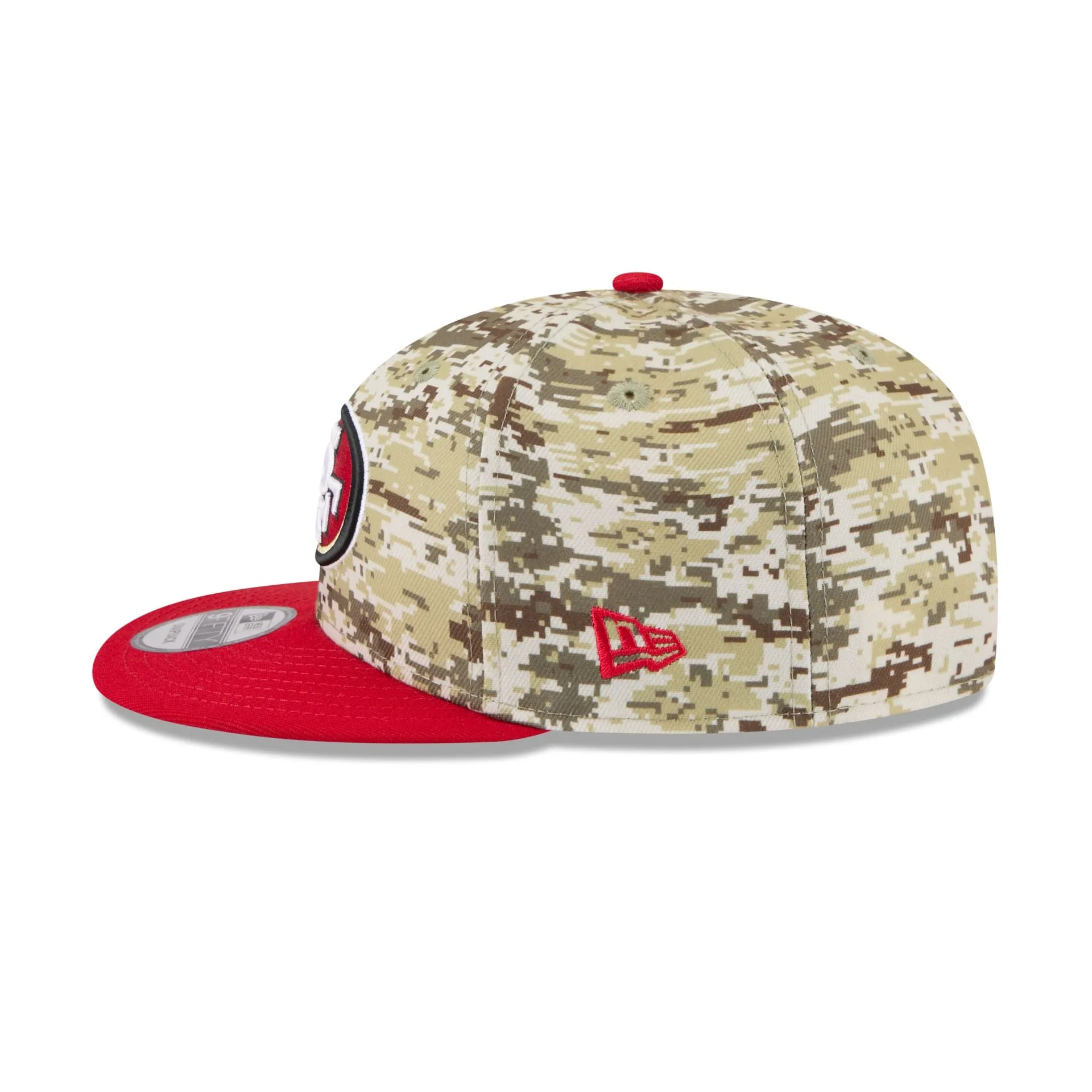 San Francisco 49ers 2025 Salute to Service Fan Gear 9FIFTY Snapback Hat sold by New Era product image thumbnail 5