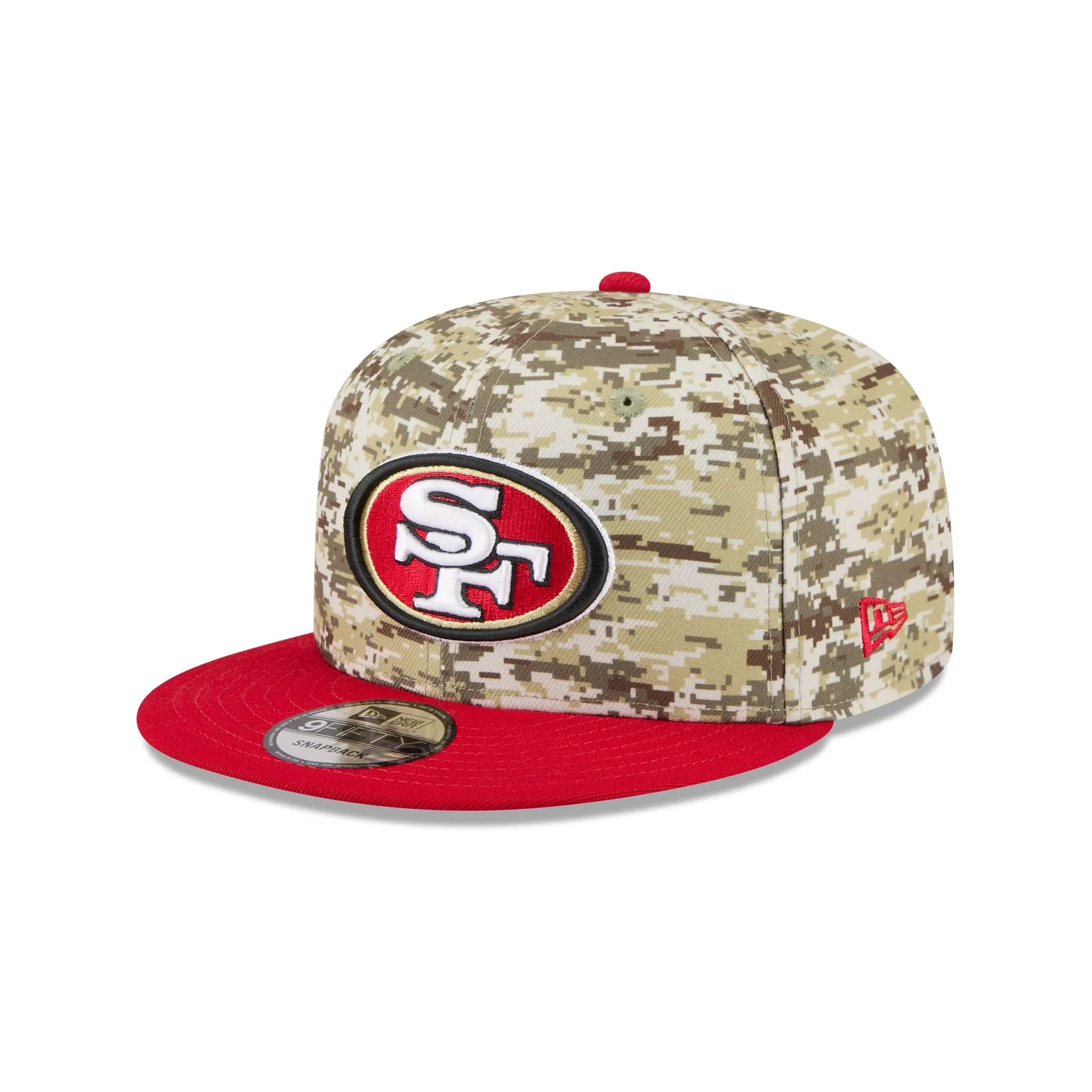 San Francisco 49ers 2025 Salute to Service Fan Gear 9FIFTY Snapback Hat sold by New Era product image thumbnail 3