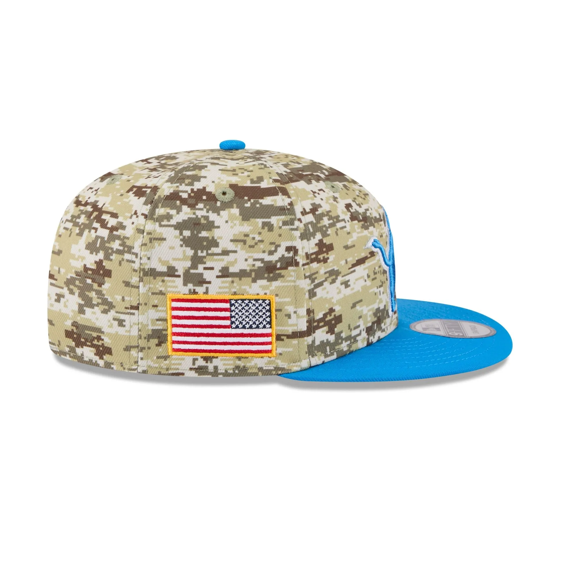 Detroit Lions 2025 Salute to Service Fan Gear 9FIFTY Snapback Hat sold by New Era product image thumbnail 4