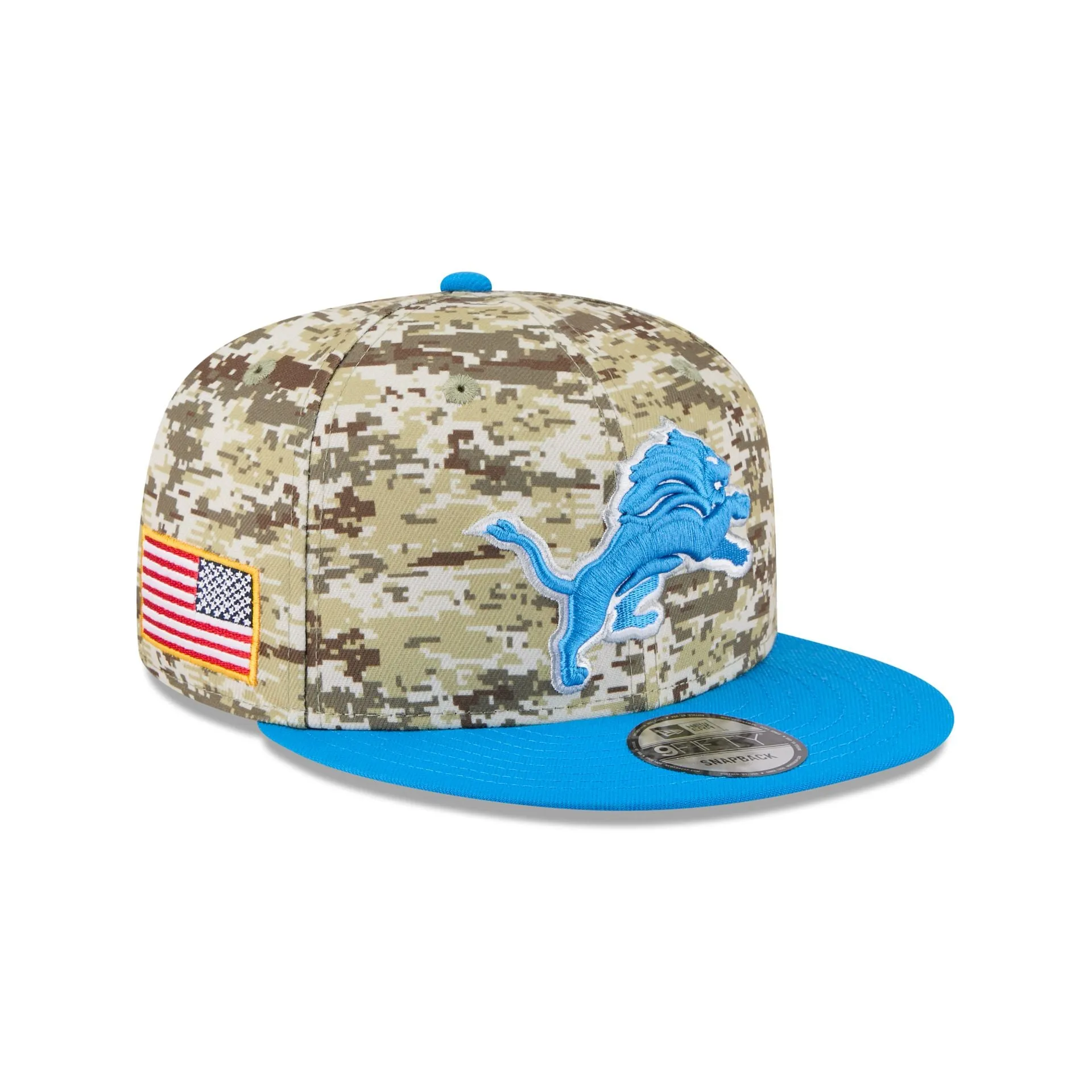 Detroit Lions 2025 Salute to Service Fan Gear 9FIFTY Snapback Hat sold by New Era